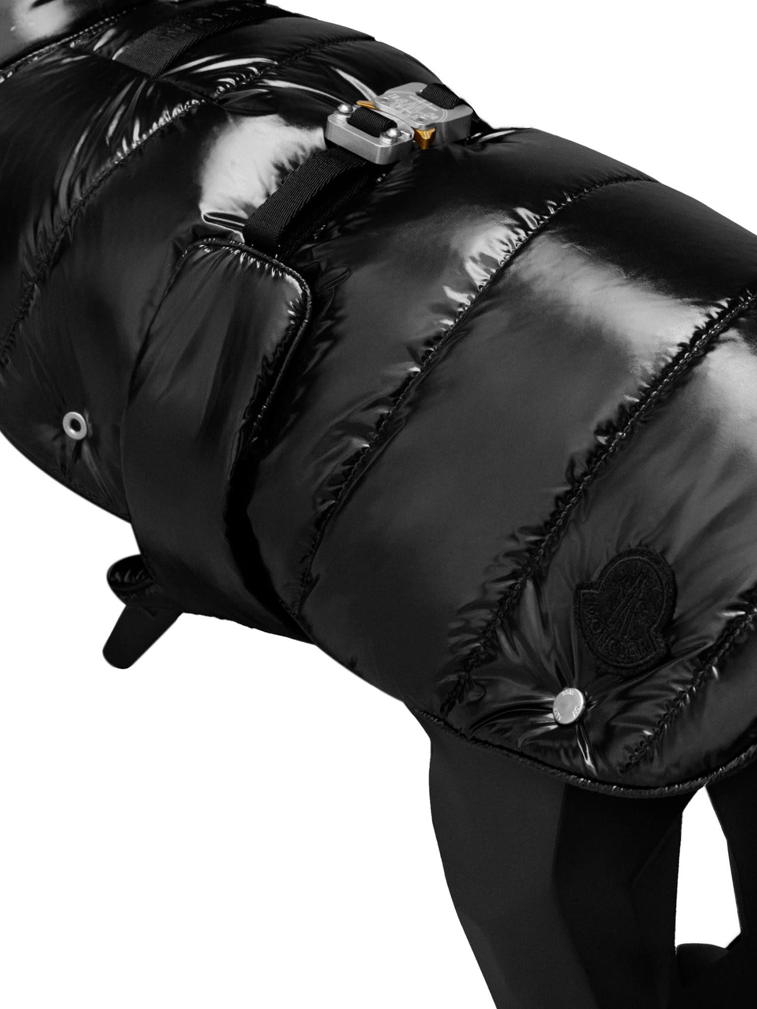 Shop Moncler Genius 6 Moncler 1017 Alyx 9sm X Poldo Dog Couture Vest In Nero