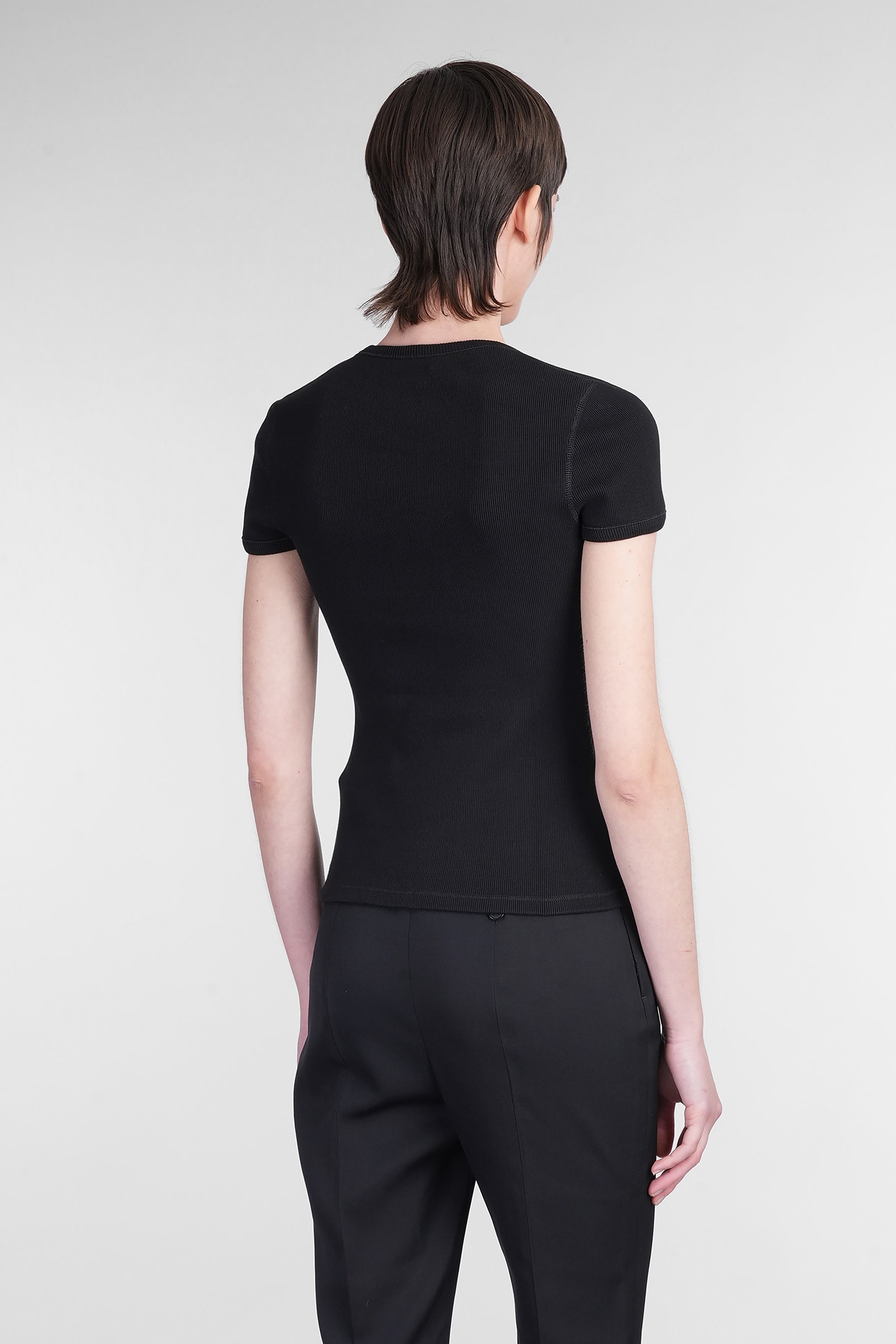 Alexander Mcqueen Stretch-cotton Tank Top In Black