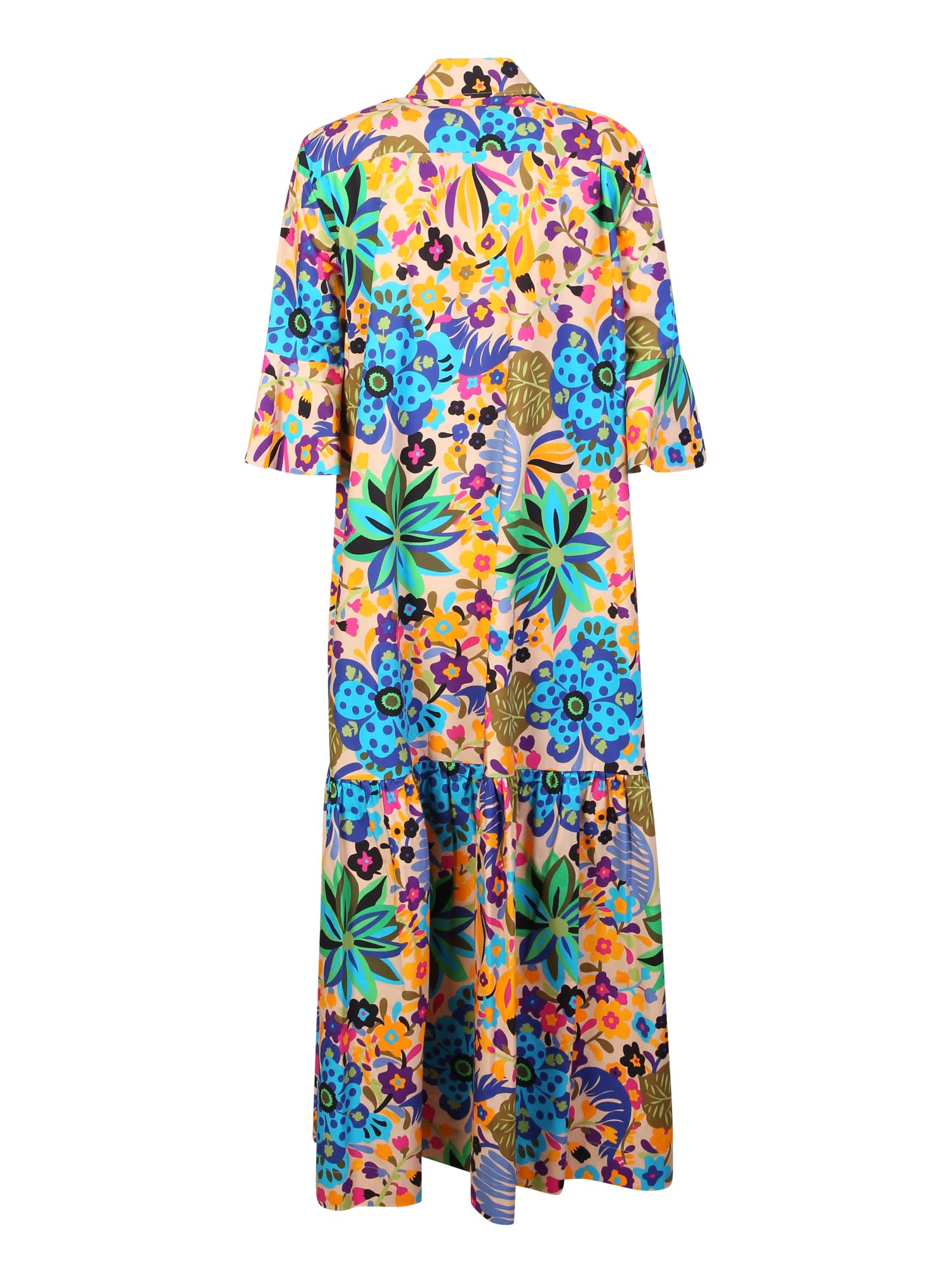 Shop La Doublej Artemis Maui Dress In Multi