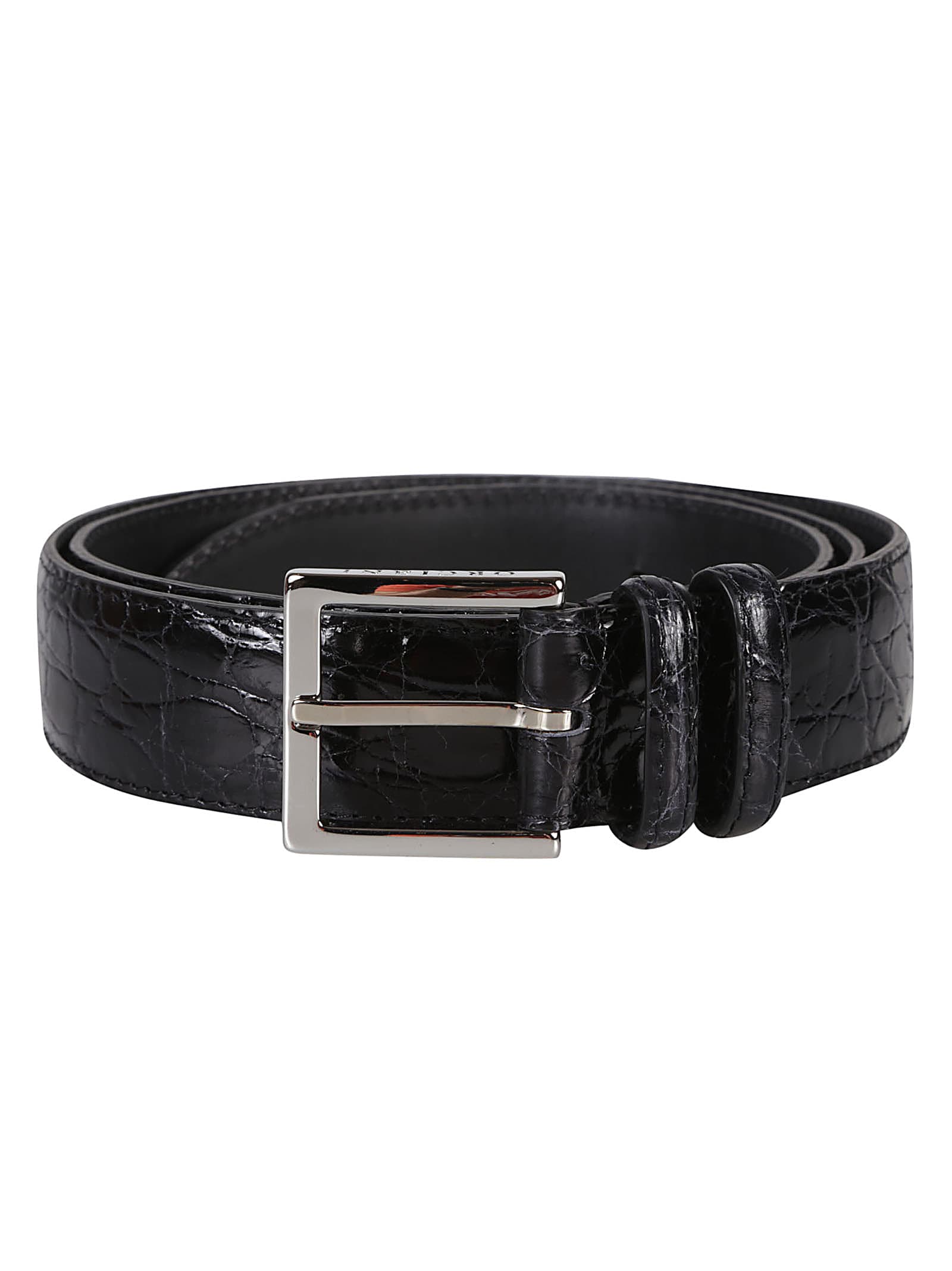 Orciani Belt In Ner Nero