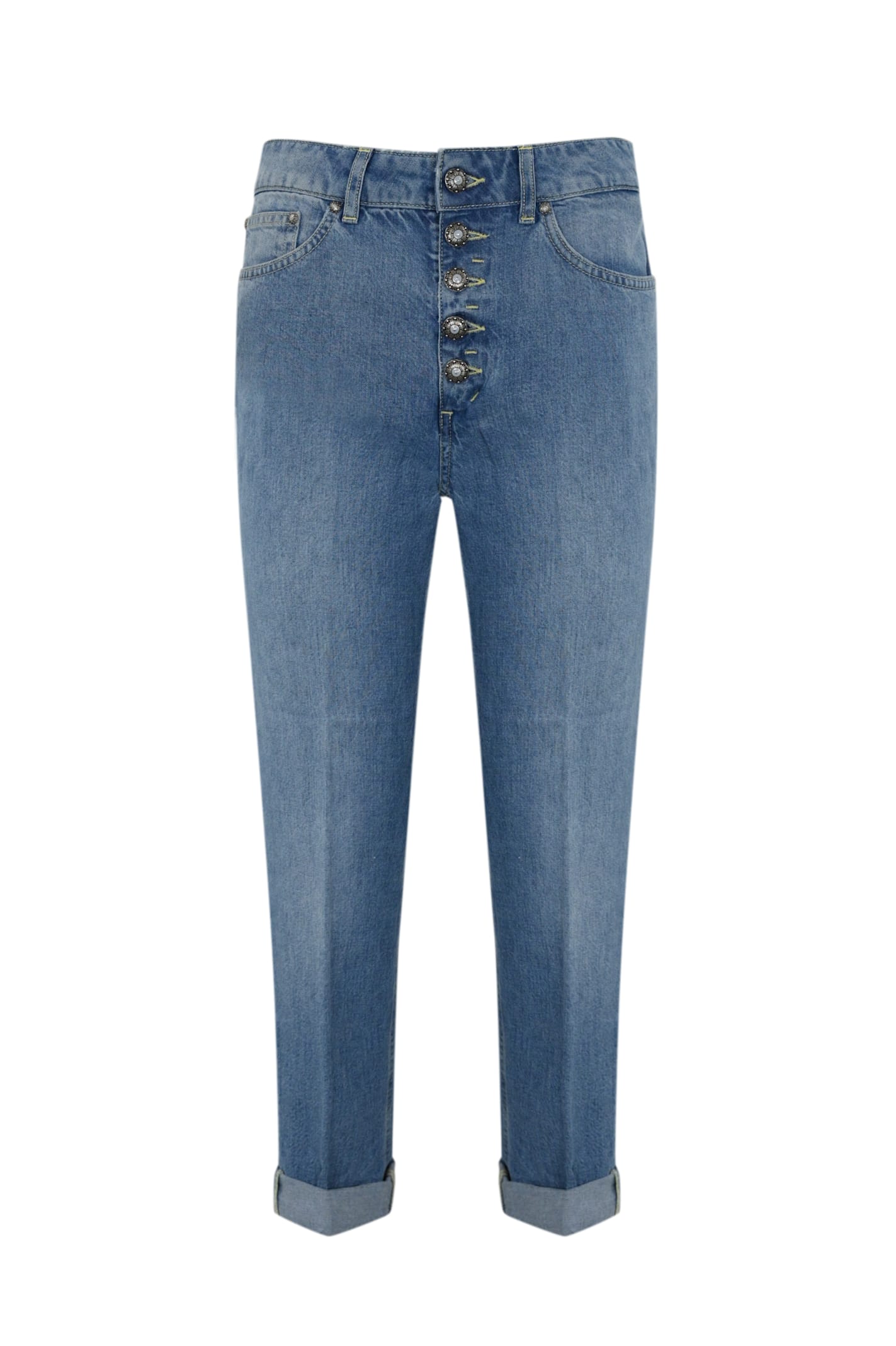 Koons Cropped Jeans In Cotton