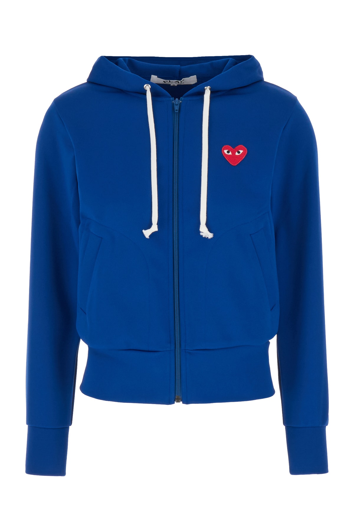 Shop Comme Des Garçons Play Blue Polyester Sweatshirt In Navy