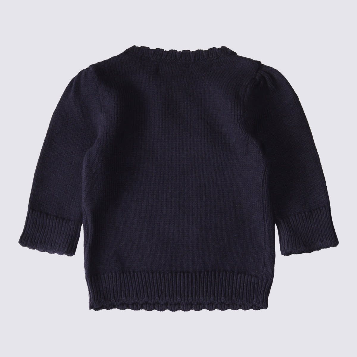 Shop Polo Ralph Lauren Navy Cotton Polo Bear Sweater In Blue