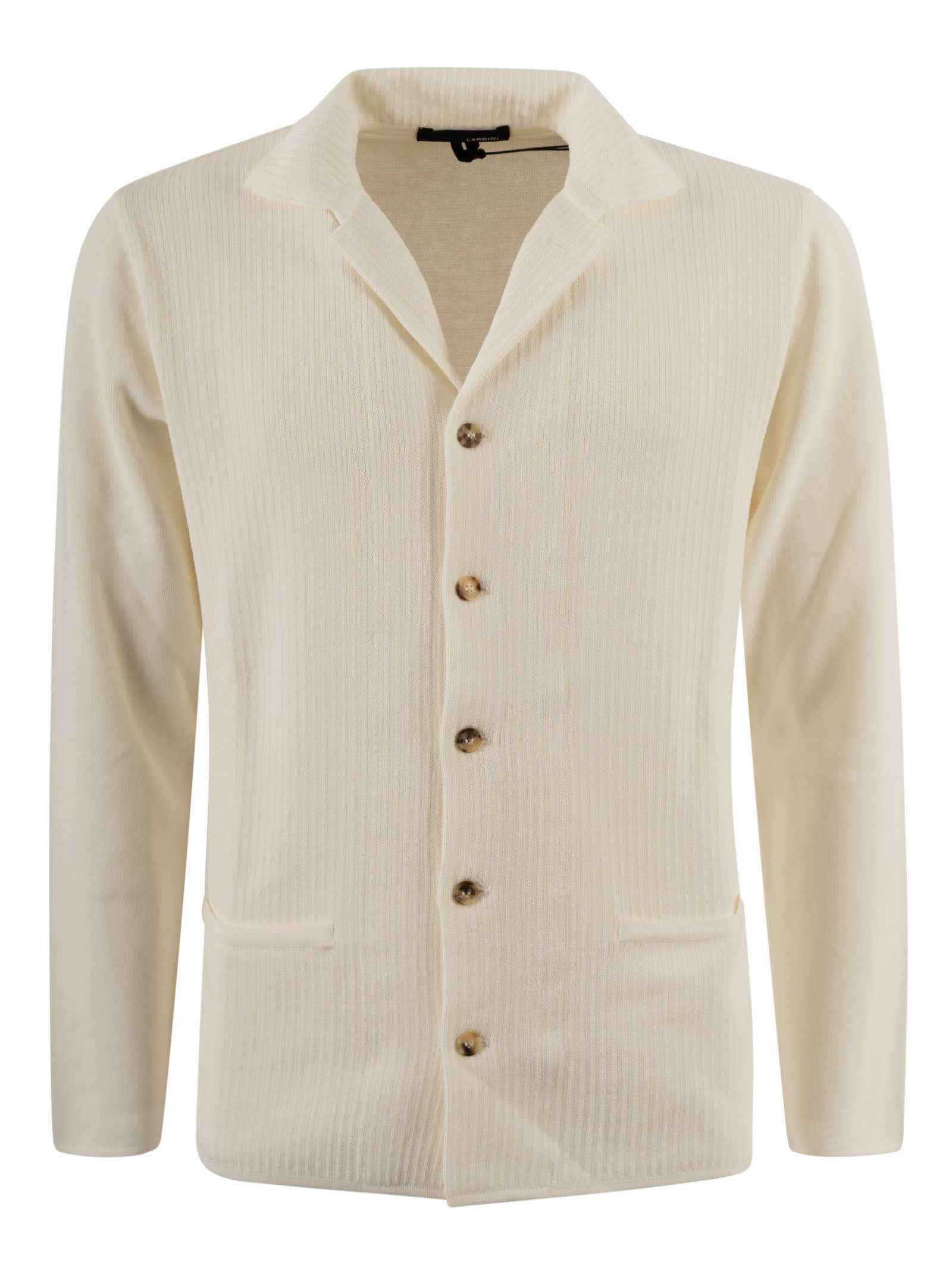 Lardini Stripe Pattern Buttoned Shirt In C