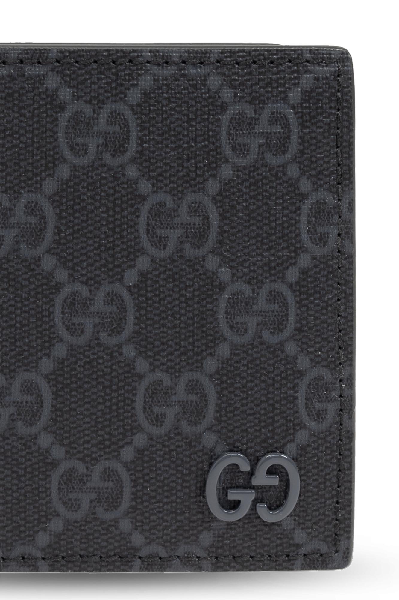 Gucci Wallet Made Of Gg Supreme Canvas In Black