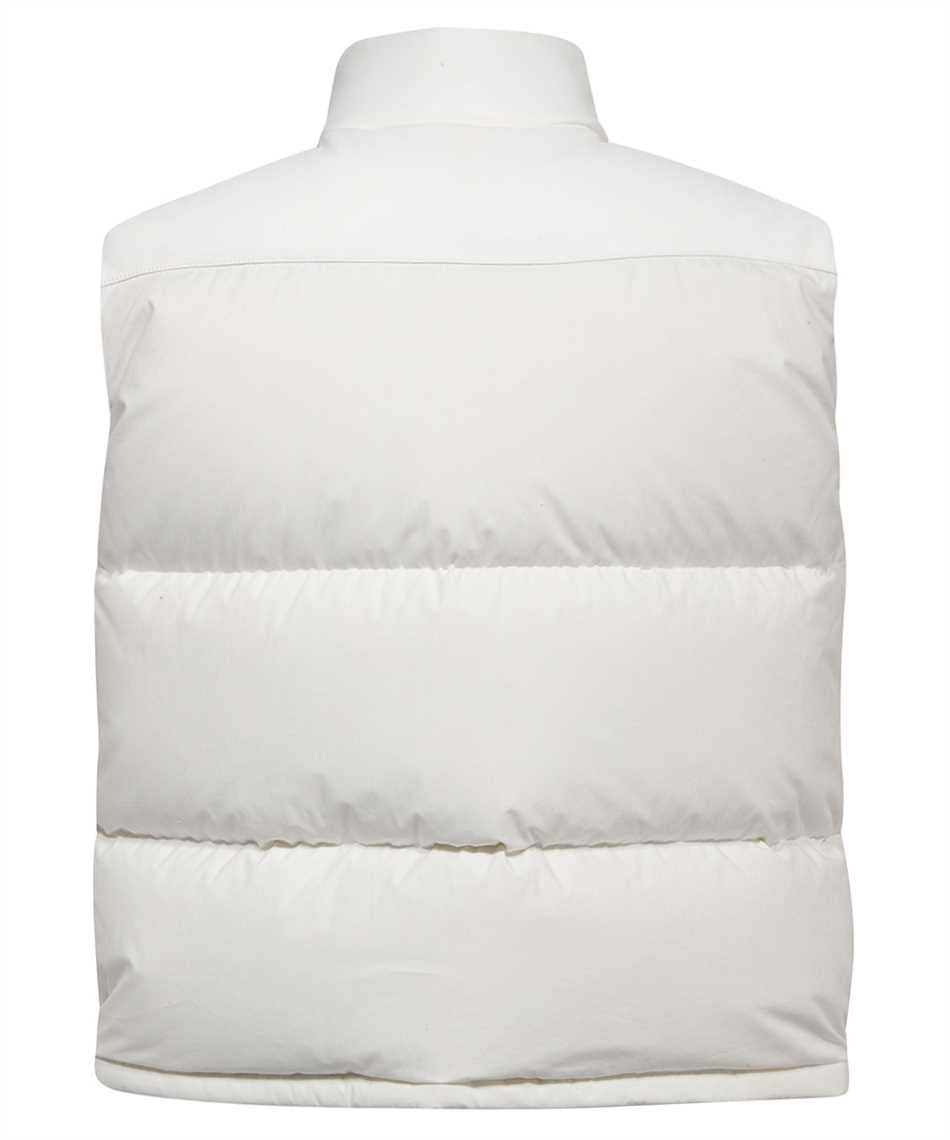 Shop Bottega Veneta Padded Bodywarmer In White