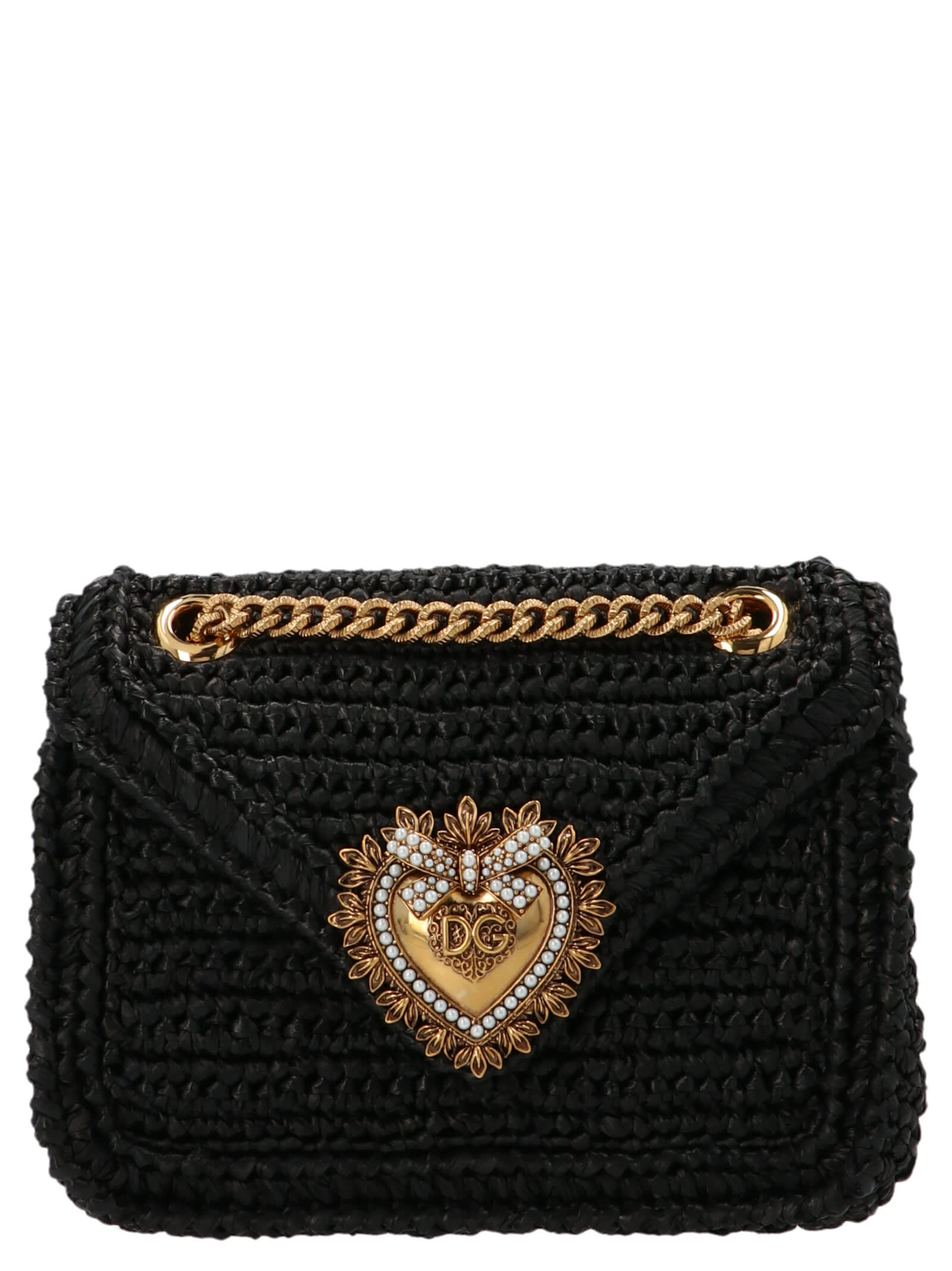 Dolce & Gabbana Devotion Bag In Black