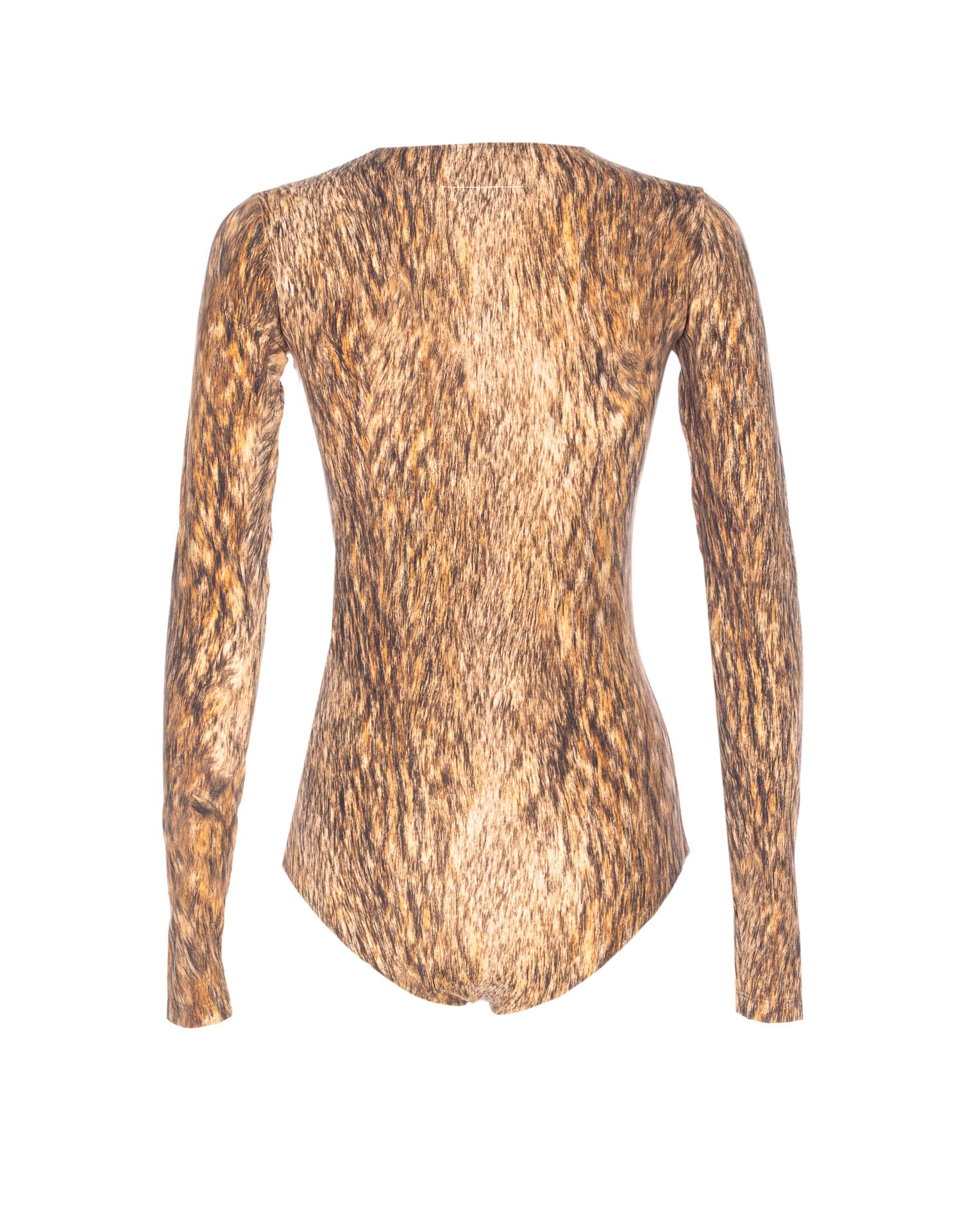 Mm6 Maison Margiela Long Sleeves Body In Brown