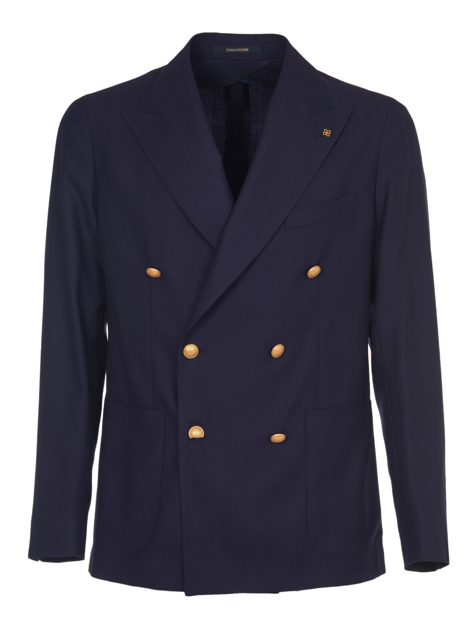 Tagliatore Double-breasted Blue Jacket