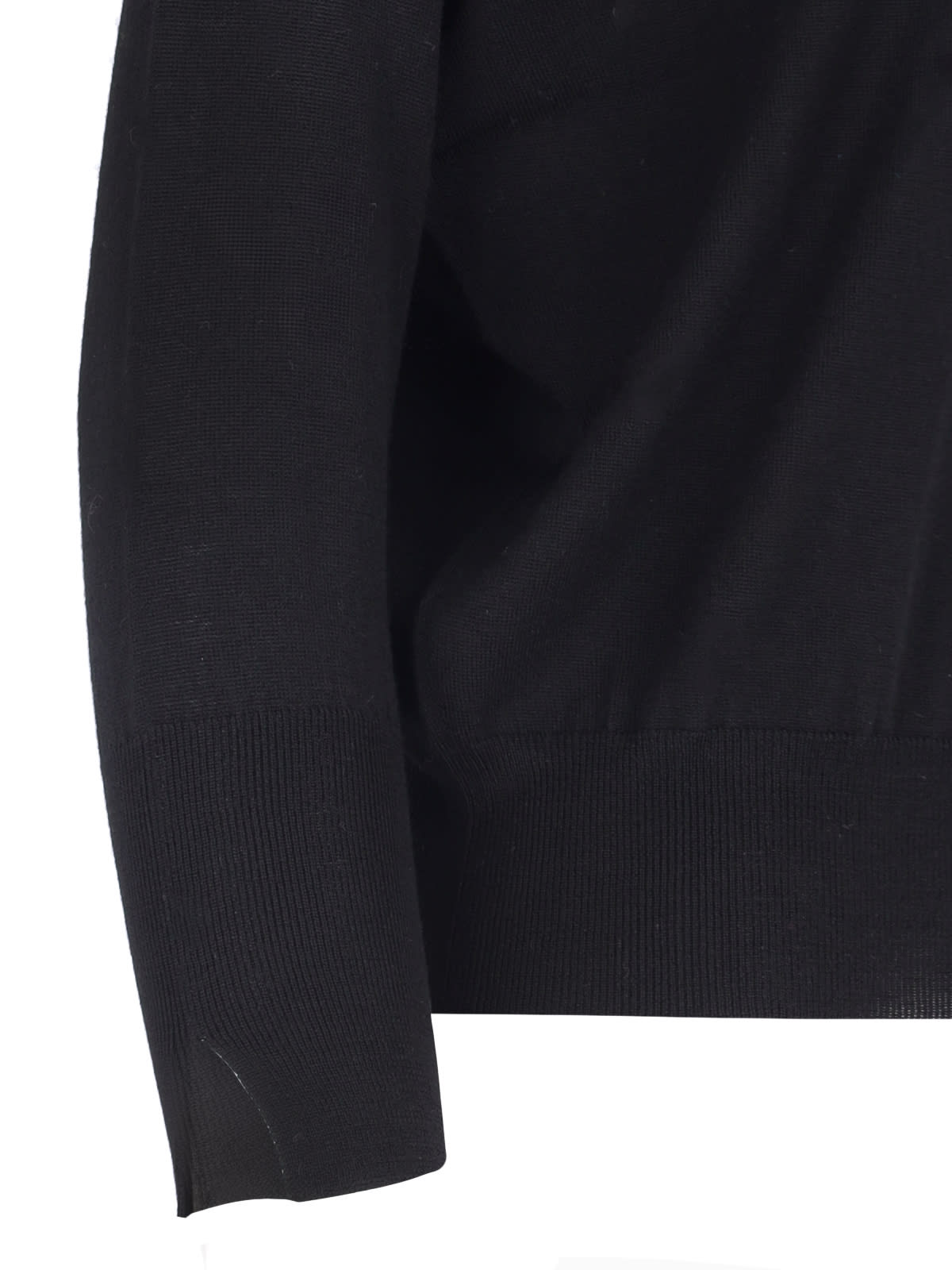 Shop Zanone Basic Jumper In Black