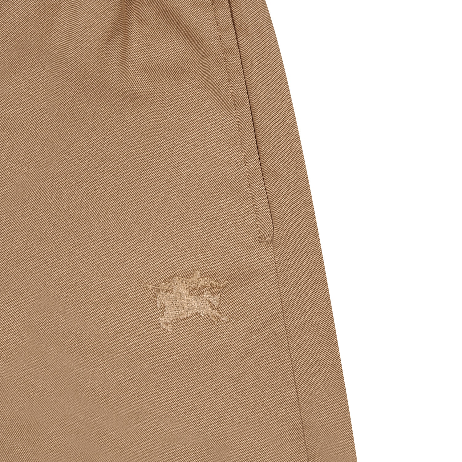 Shop Burberry Beige Trousers Pour Baby Boy With Logo