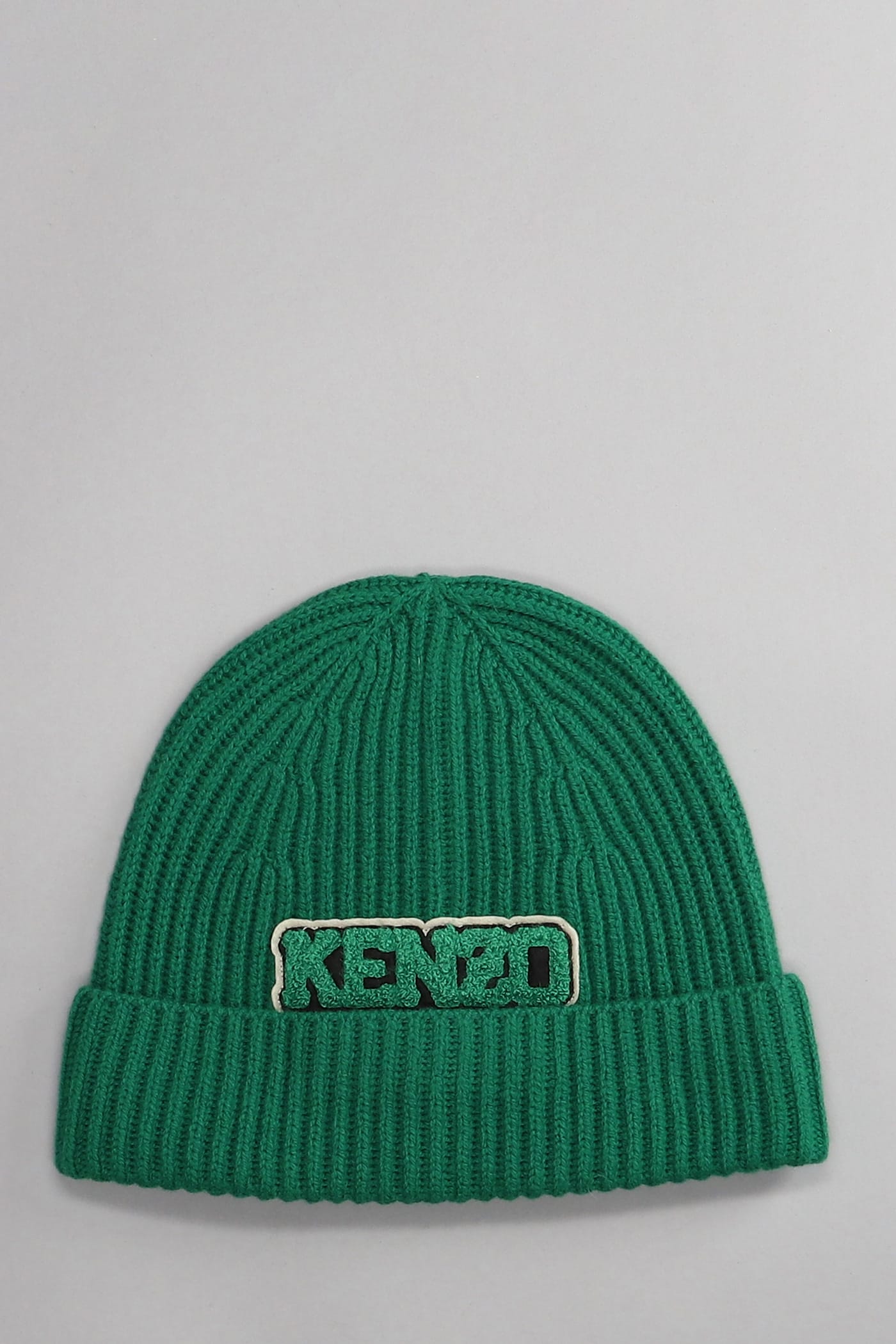 Kenzo Hats In Green Wool