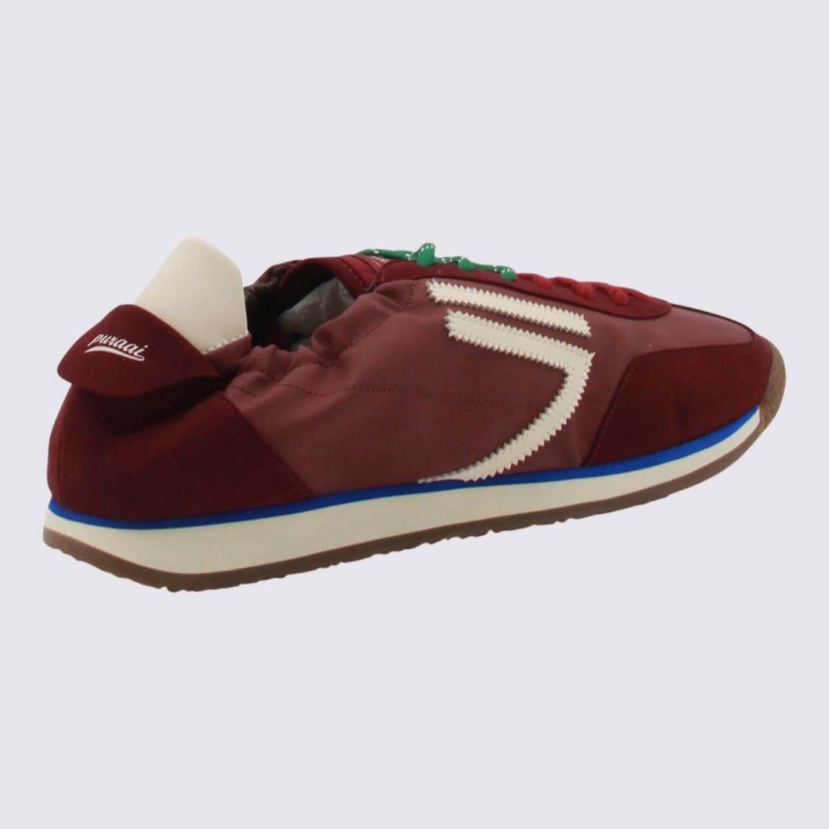 Puraai 6.02 Panther Pomegrade Sneaker In Burgundy
