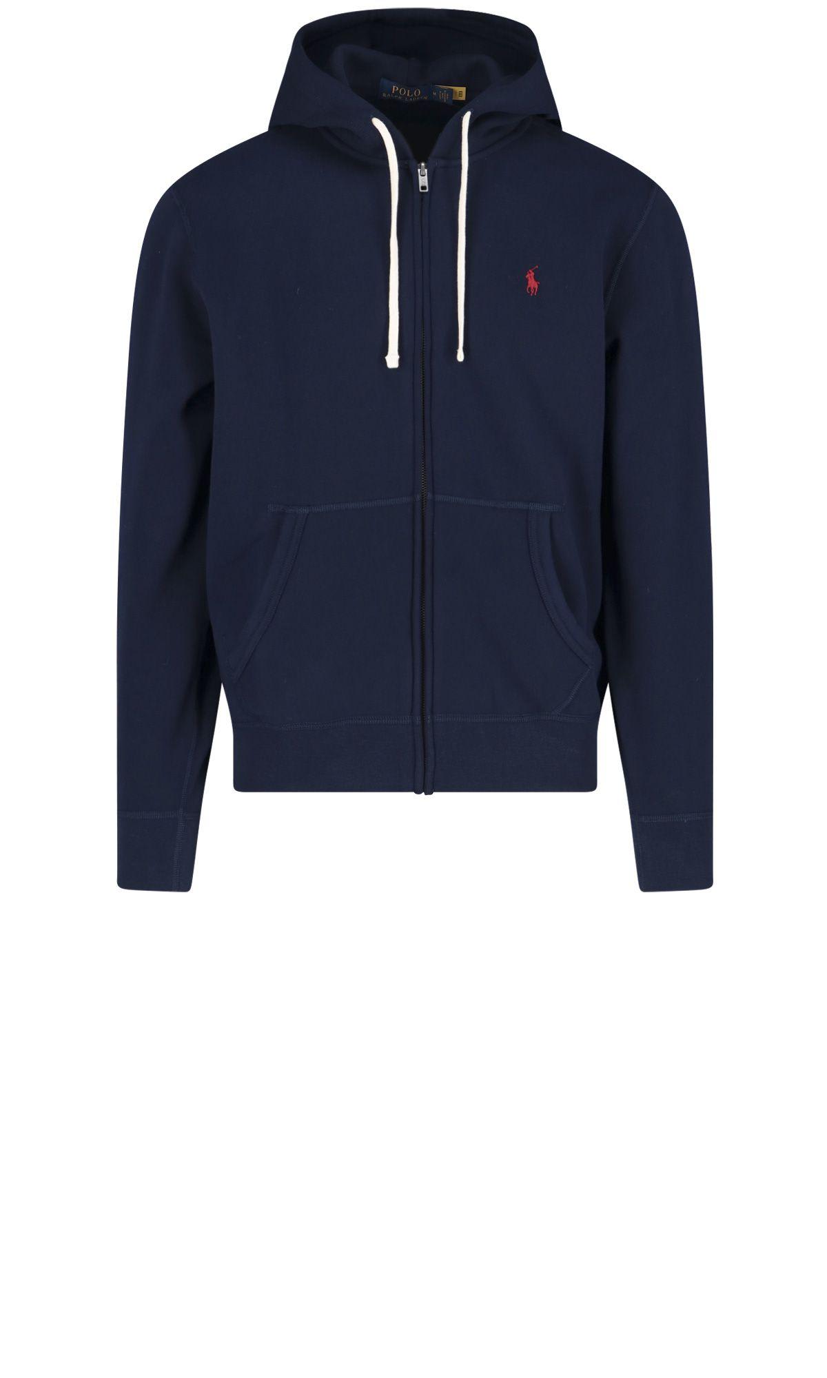 POLO RALPH LAUREN ZIP LOGO HOODIE