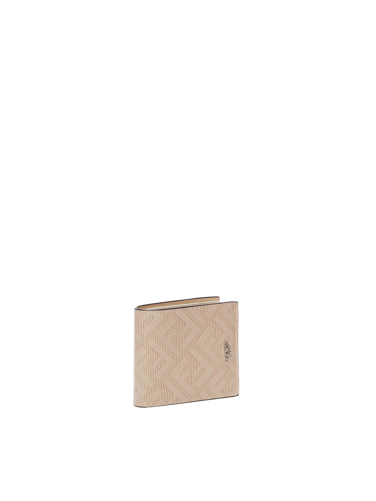Fendi Shadow Light Beige Wallet In Neutral