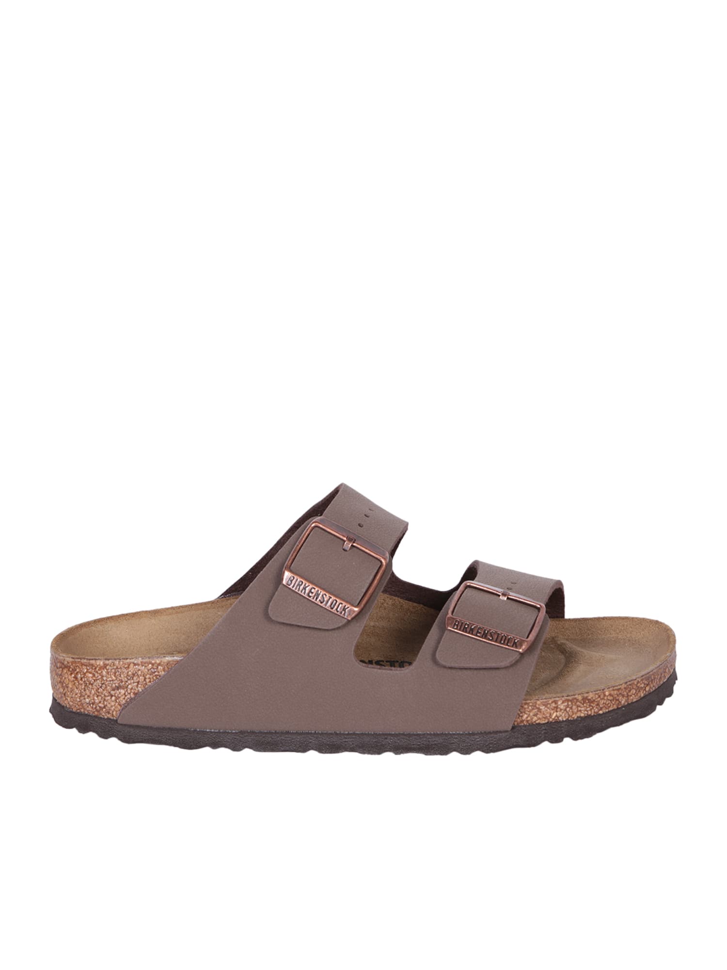 Shop Birkenstock Double-strap Brown Sandals