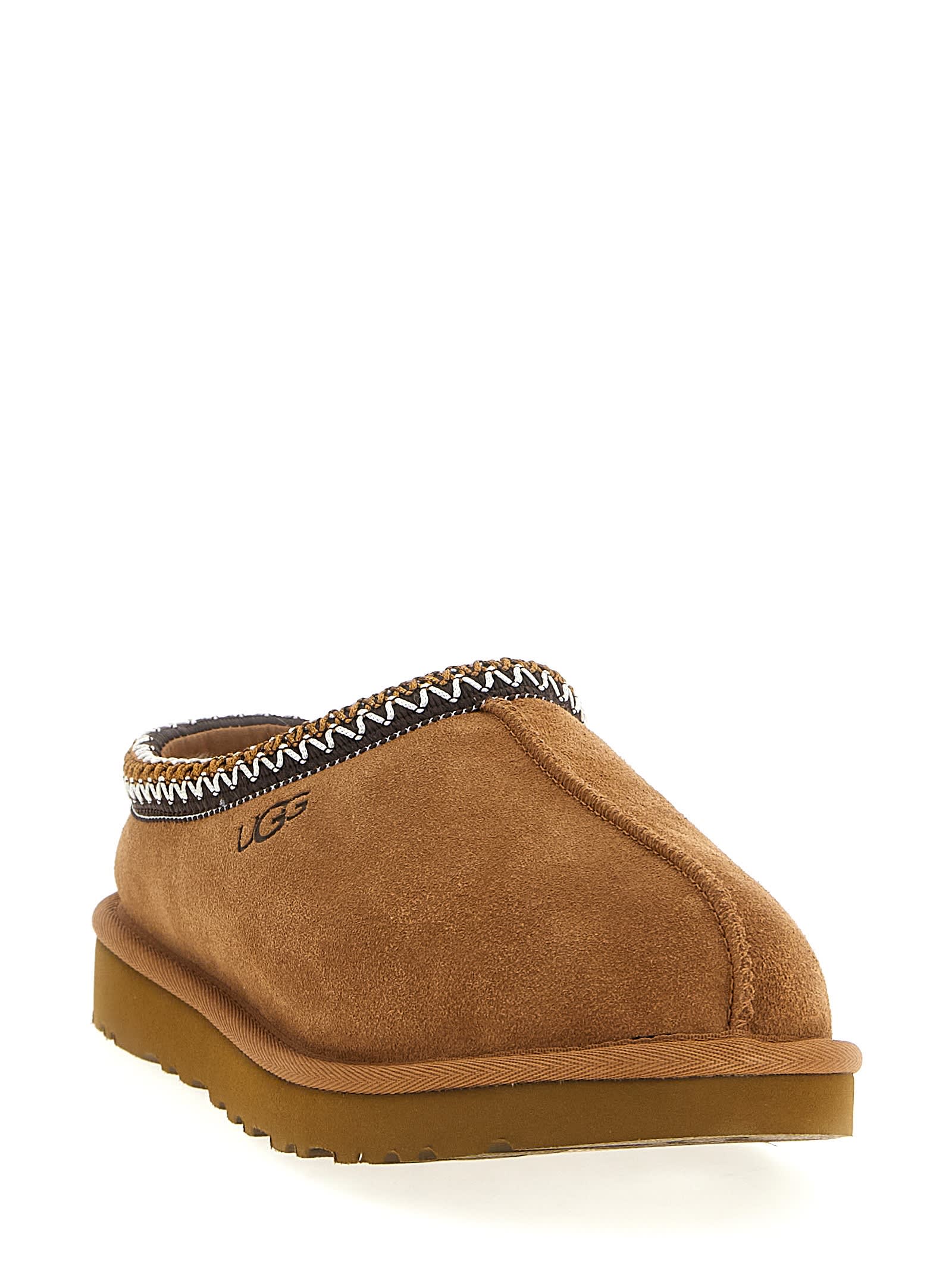 Ugg Tasman 5950-che Clogs Mens 7 Chestnut Suede Comfort Slip On Slippers Rhs2608 (brown,7) In Brown