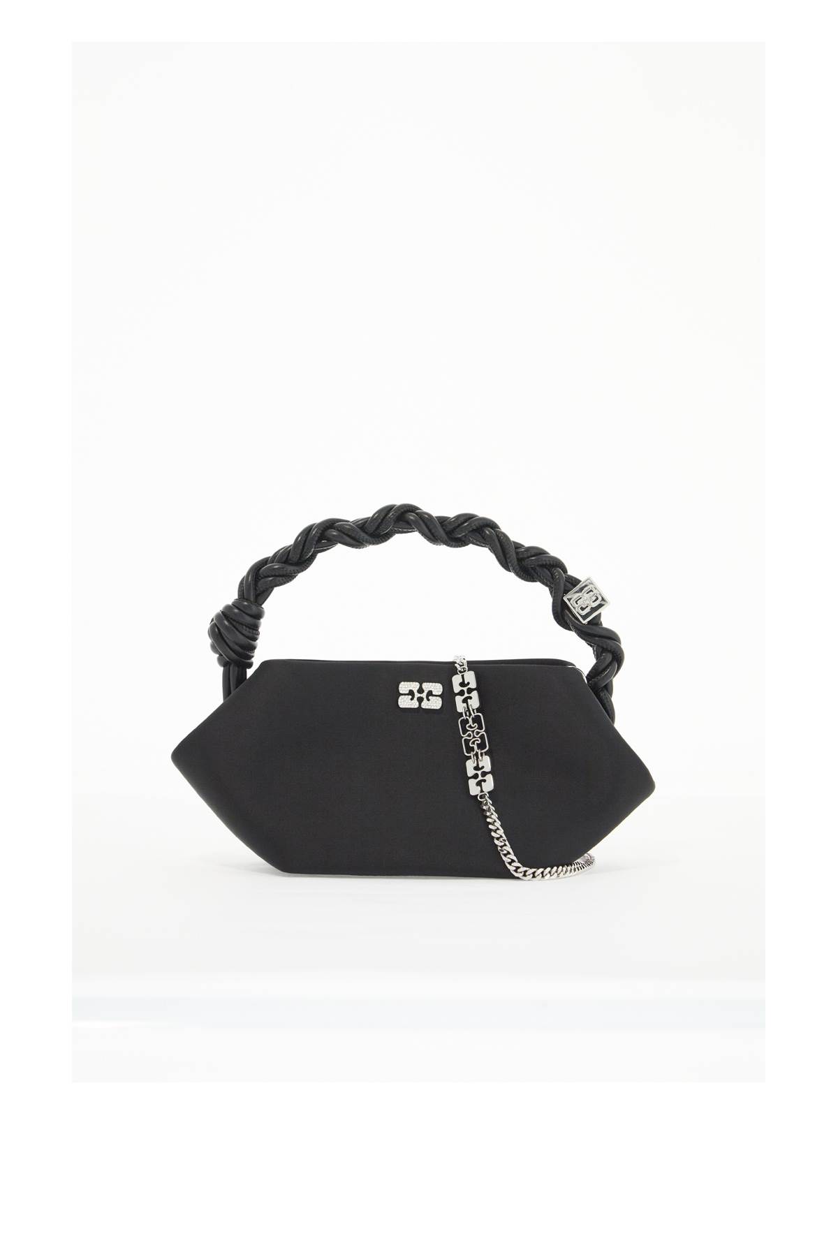 Bou Bag Mini Hand Bag In Black Polyester