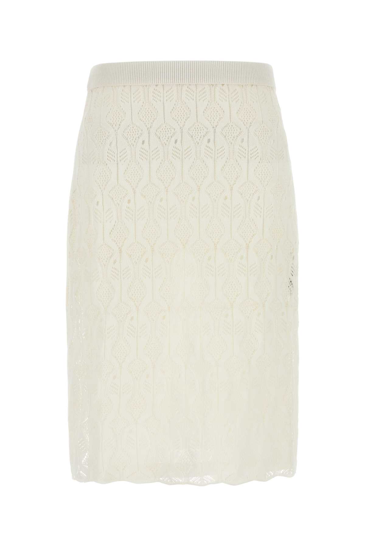 White Lace Skirt