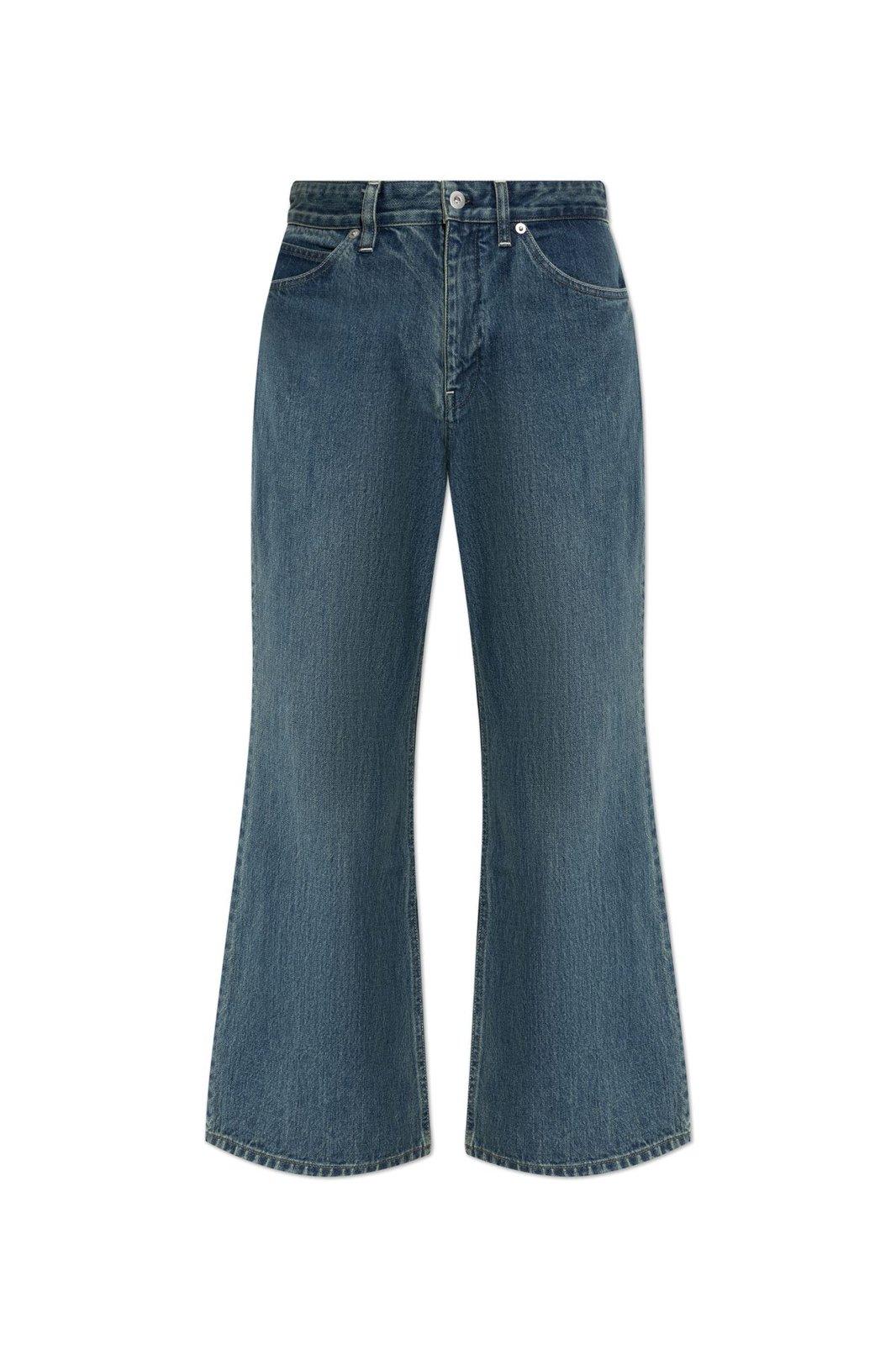 JIL SANDER JIL SANDER+ FLARED CROPPED JEANS