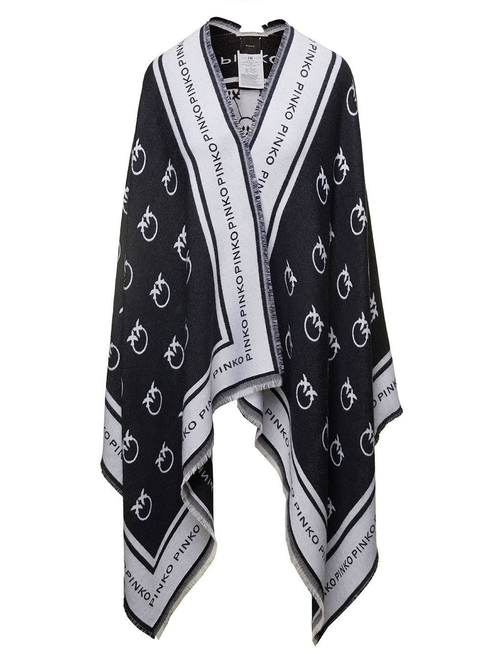 Women's 'lama' All-over Logo Cardigan by Pinko