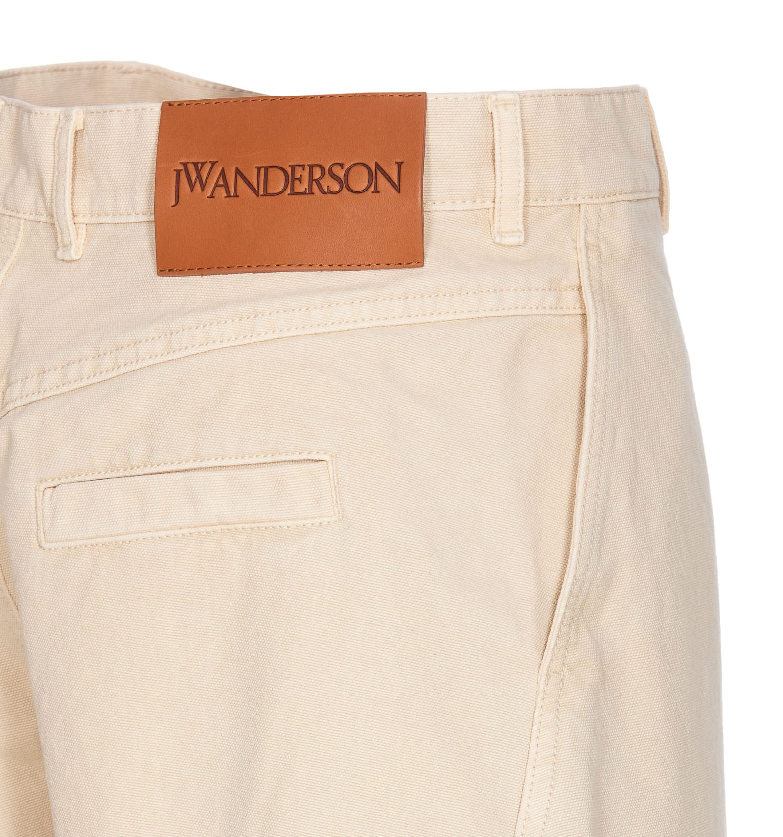 Shop Jw Anderson Cargo Pants In Beige