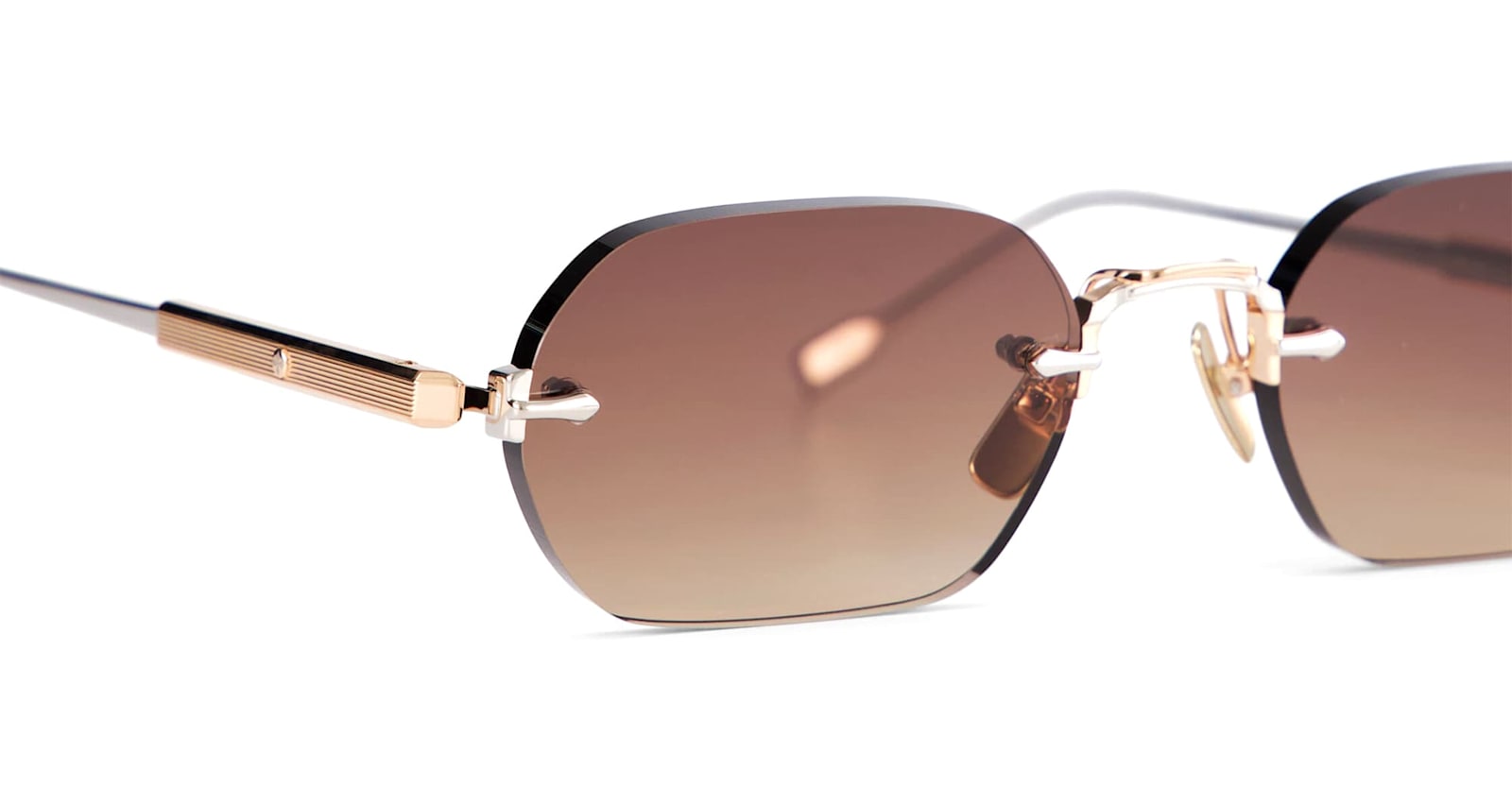Sato Sunglasses In Rose Gold