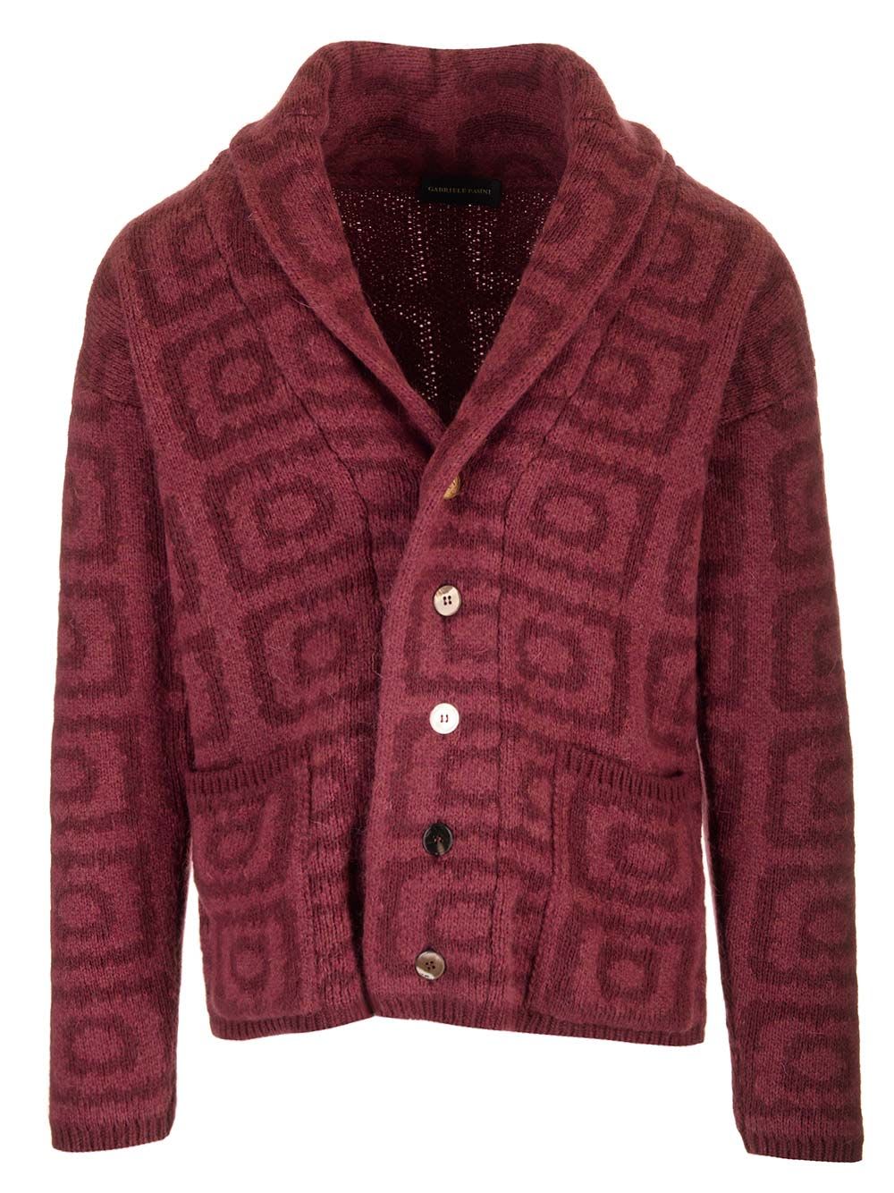 Wool Jacquard Cardigan