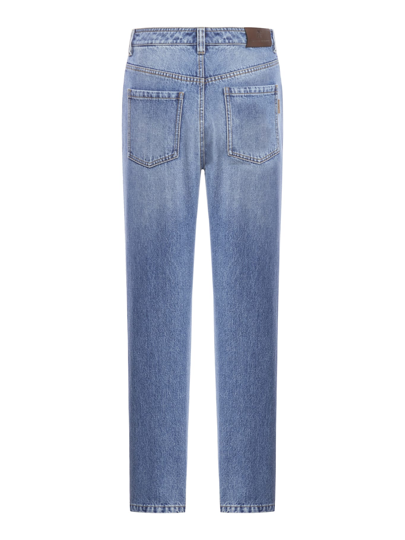 Shop Brunello Cucinelli Denim In Essential Blue Denim