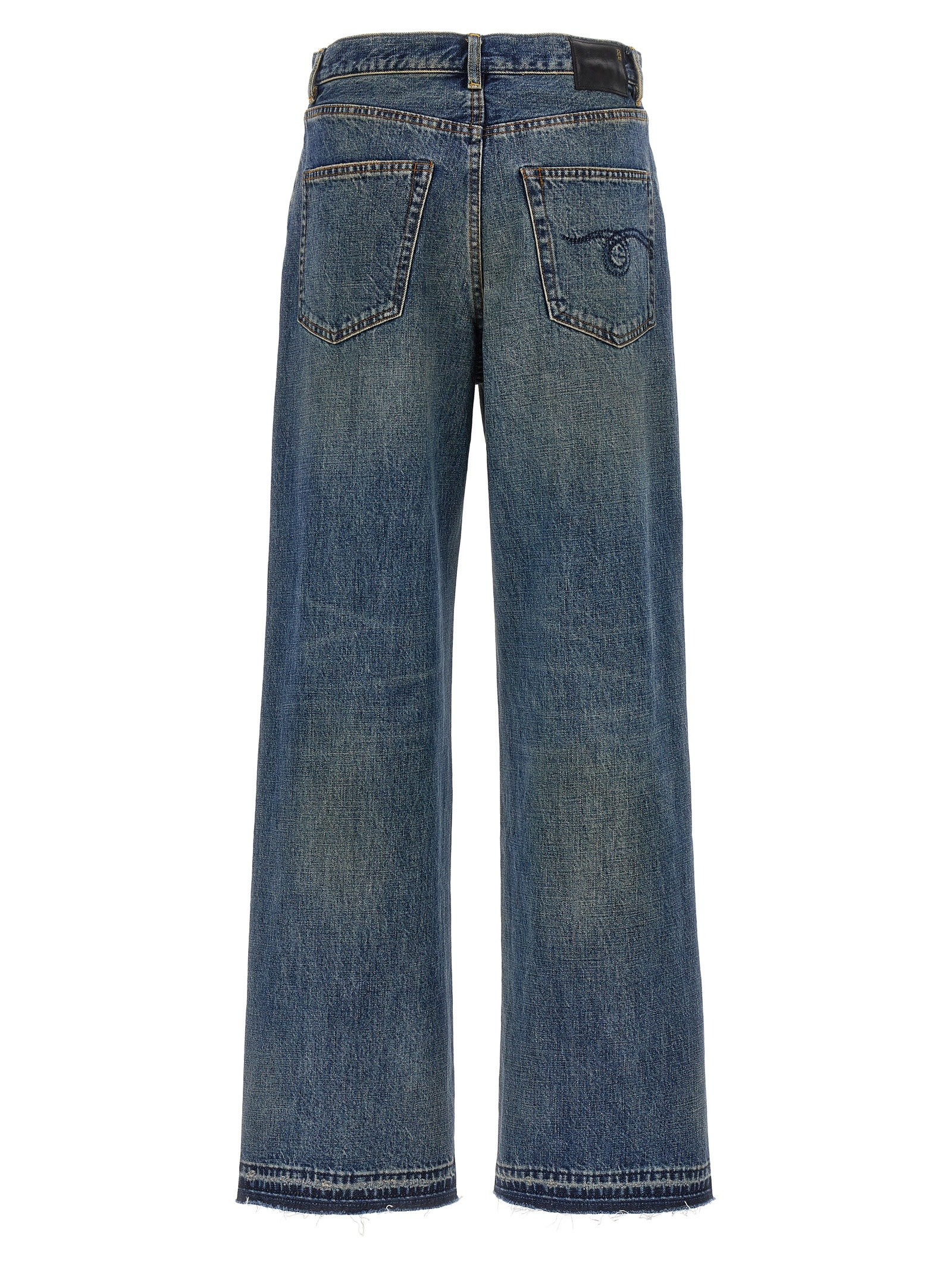 Shop R13 Darcy Jeans In Blue