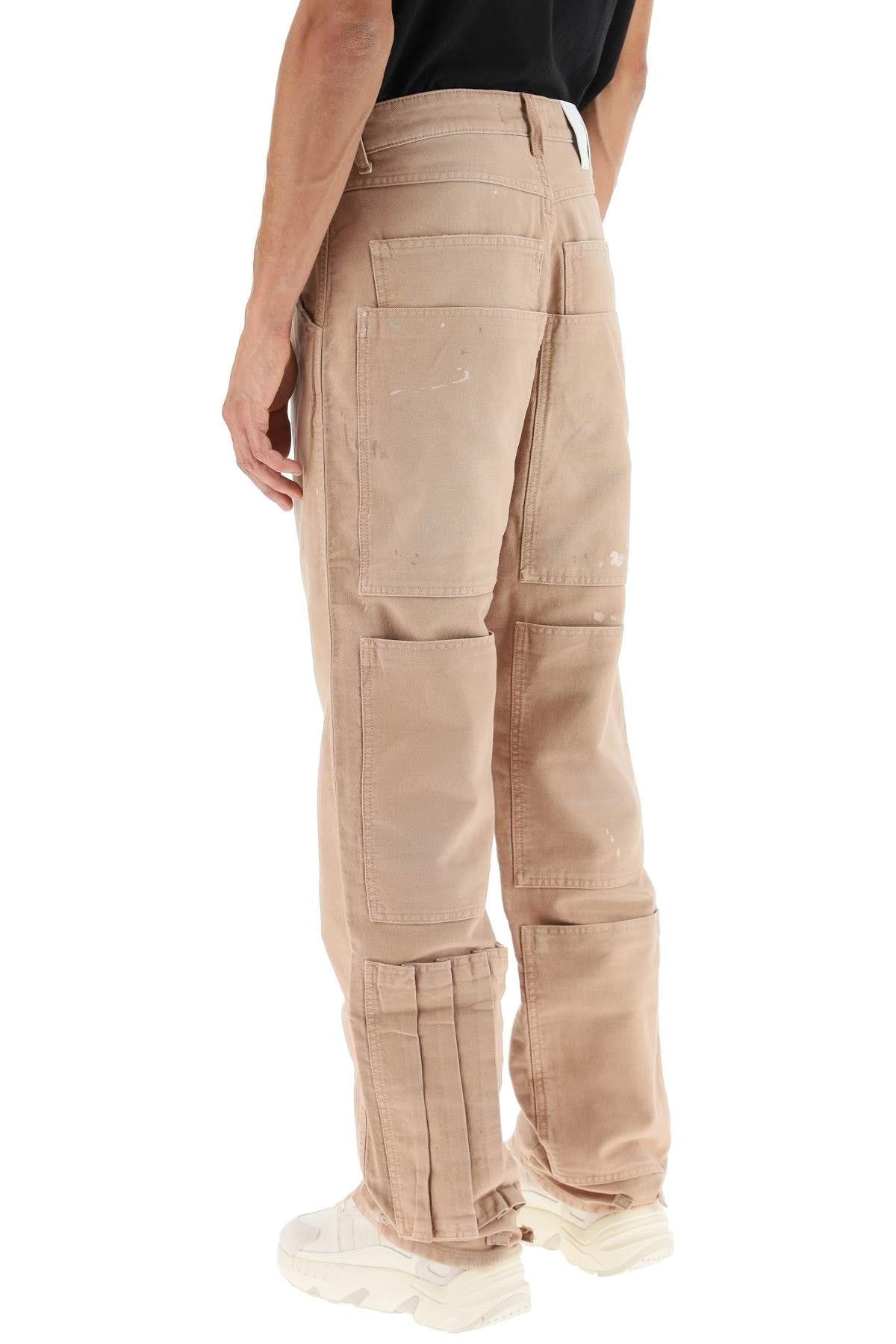 Darkpark Indron Cotton Pants In Beige
