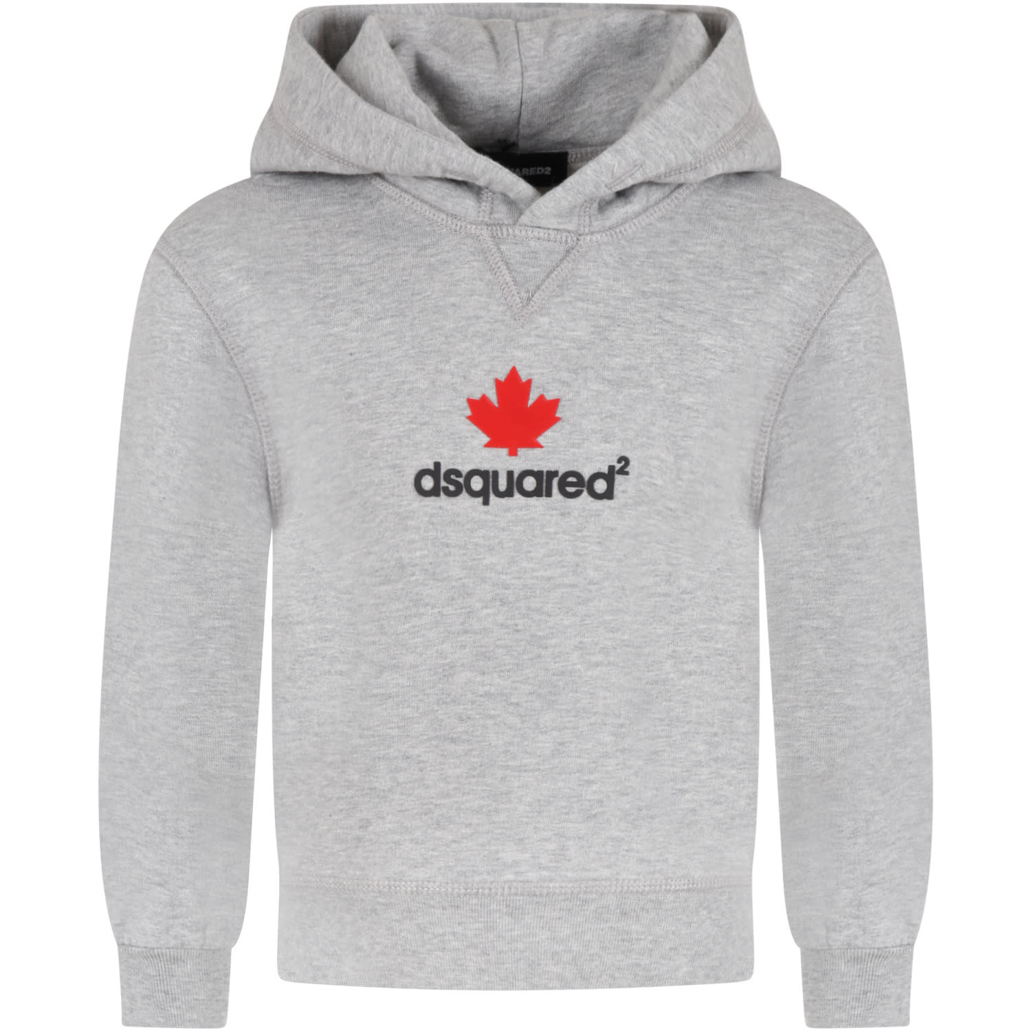 Dsquared2 Gray Sweatshirt For Kids With Logo