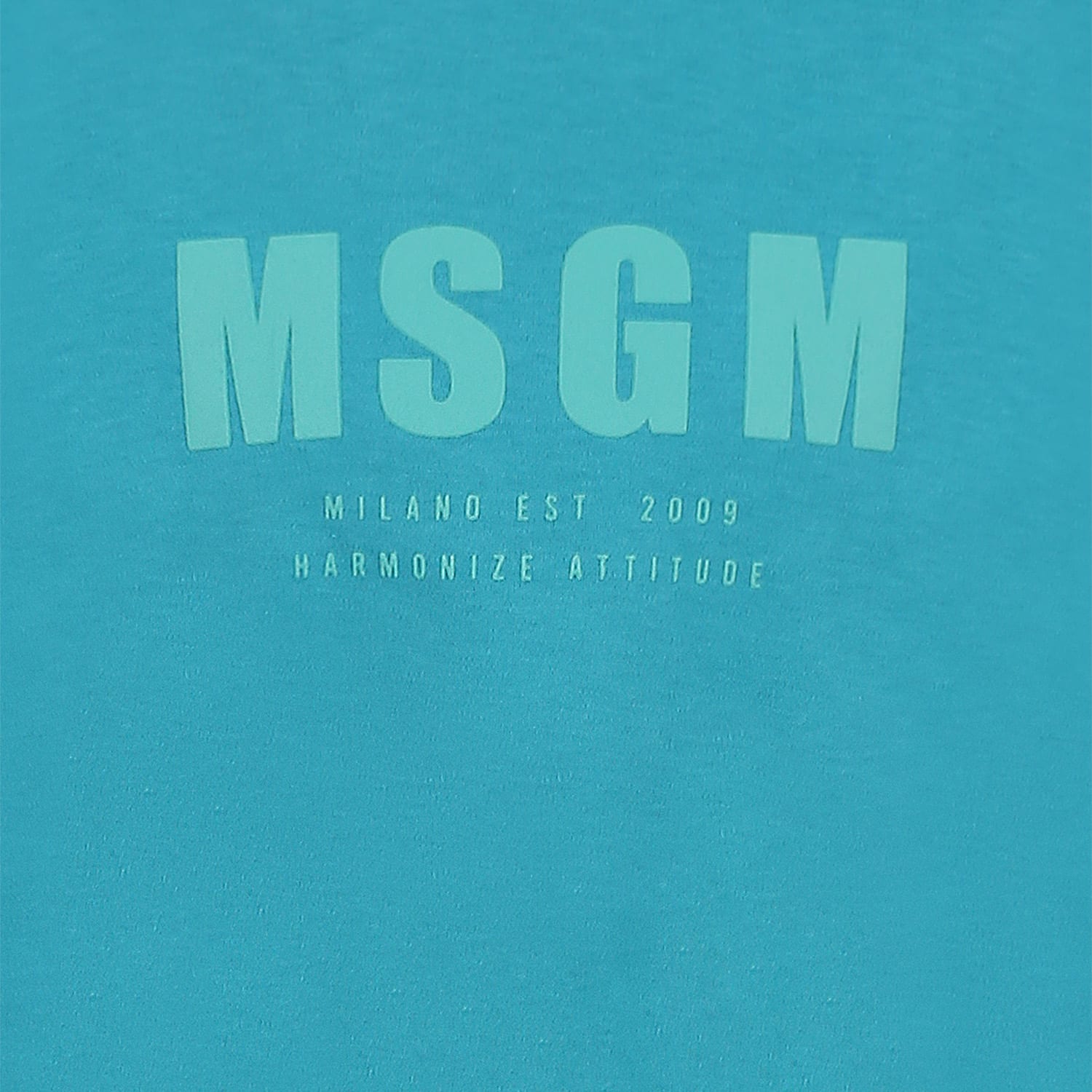 Shop Msgm Green T-shirt For Kids With Logo