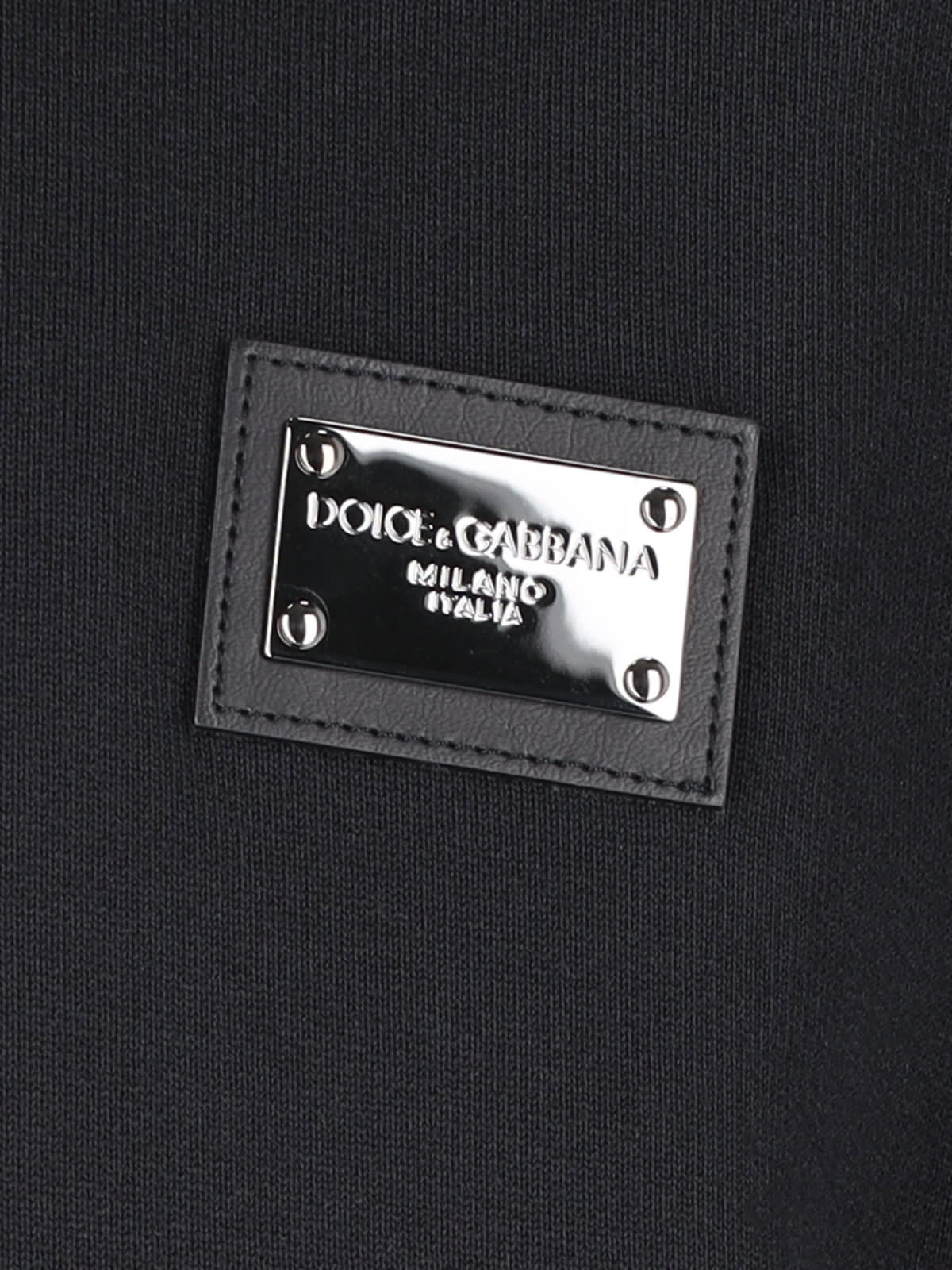 Shop Dolce & Gabbana Zip Hoodie In Nero