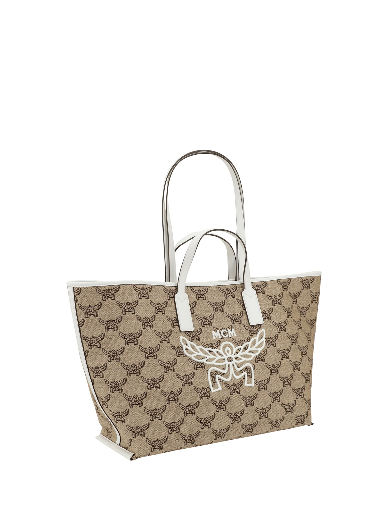Mcm Medium Himmel Tote Bag In Natural