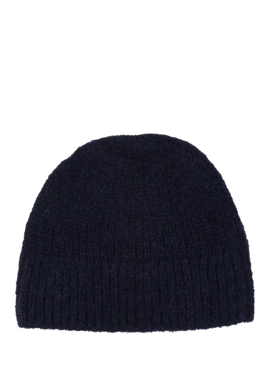 Shop Dries Van Noten Knit Hat In Navy