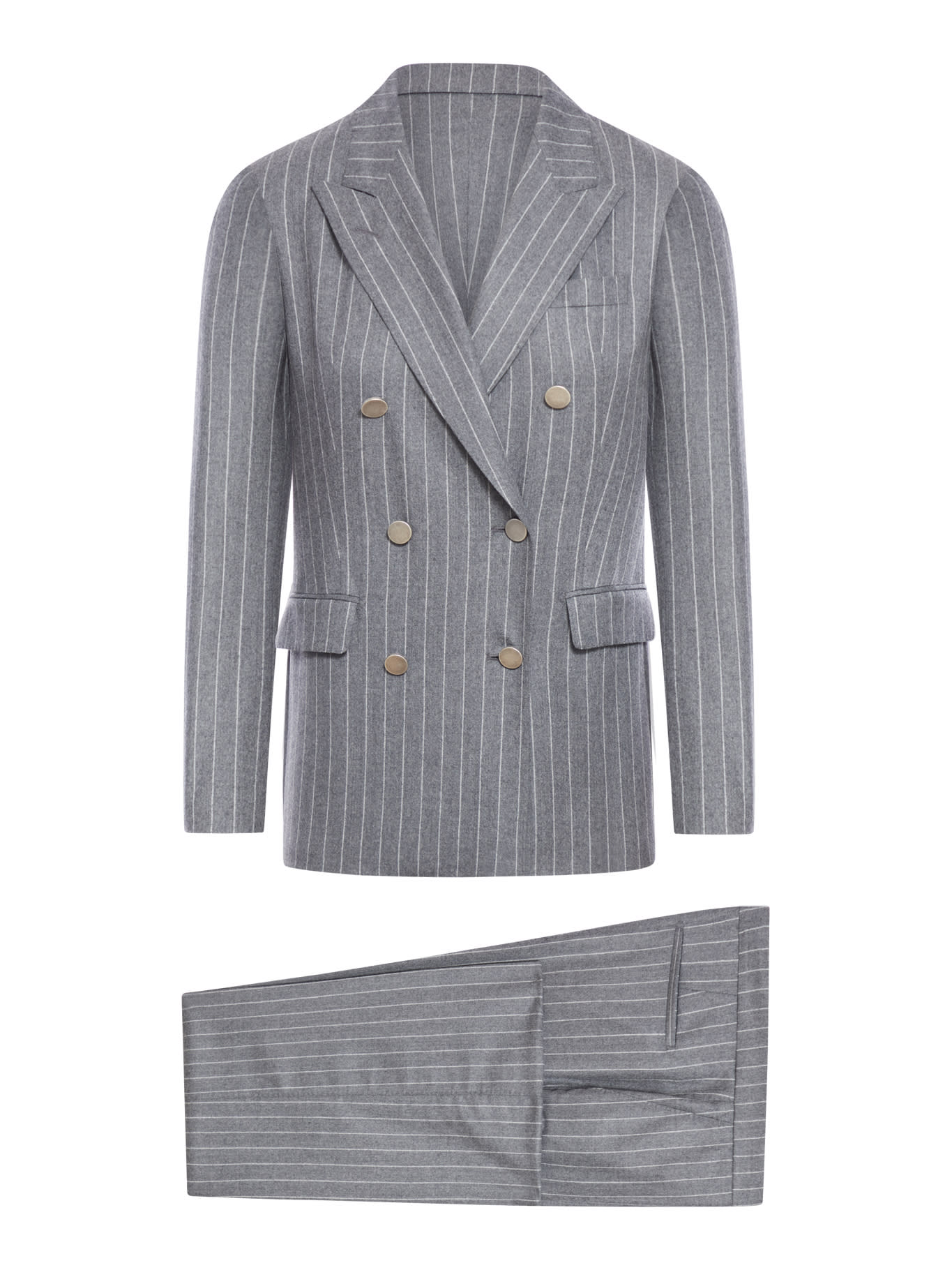 Double Breasted Wool Suit