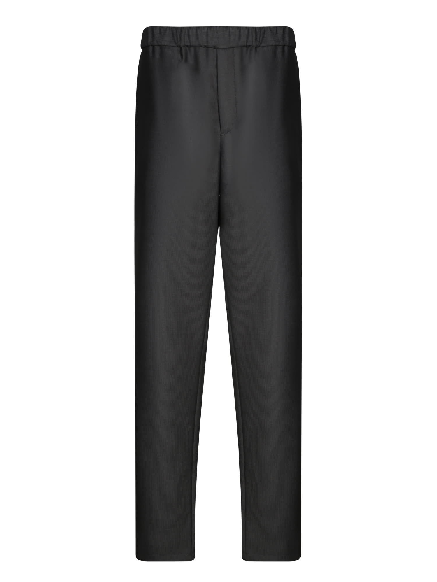 Black Wool Trousers