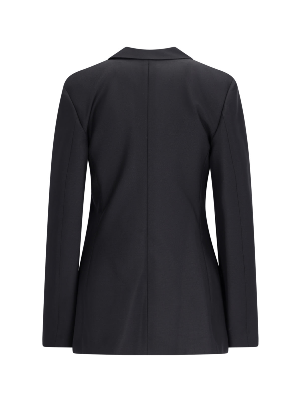 Shop Rohe Single-breasted Blazer In Black