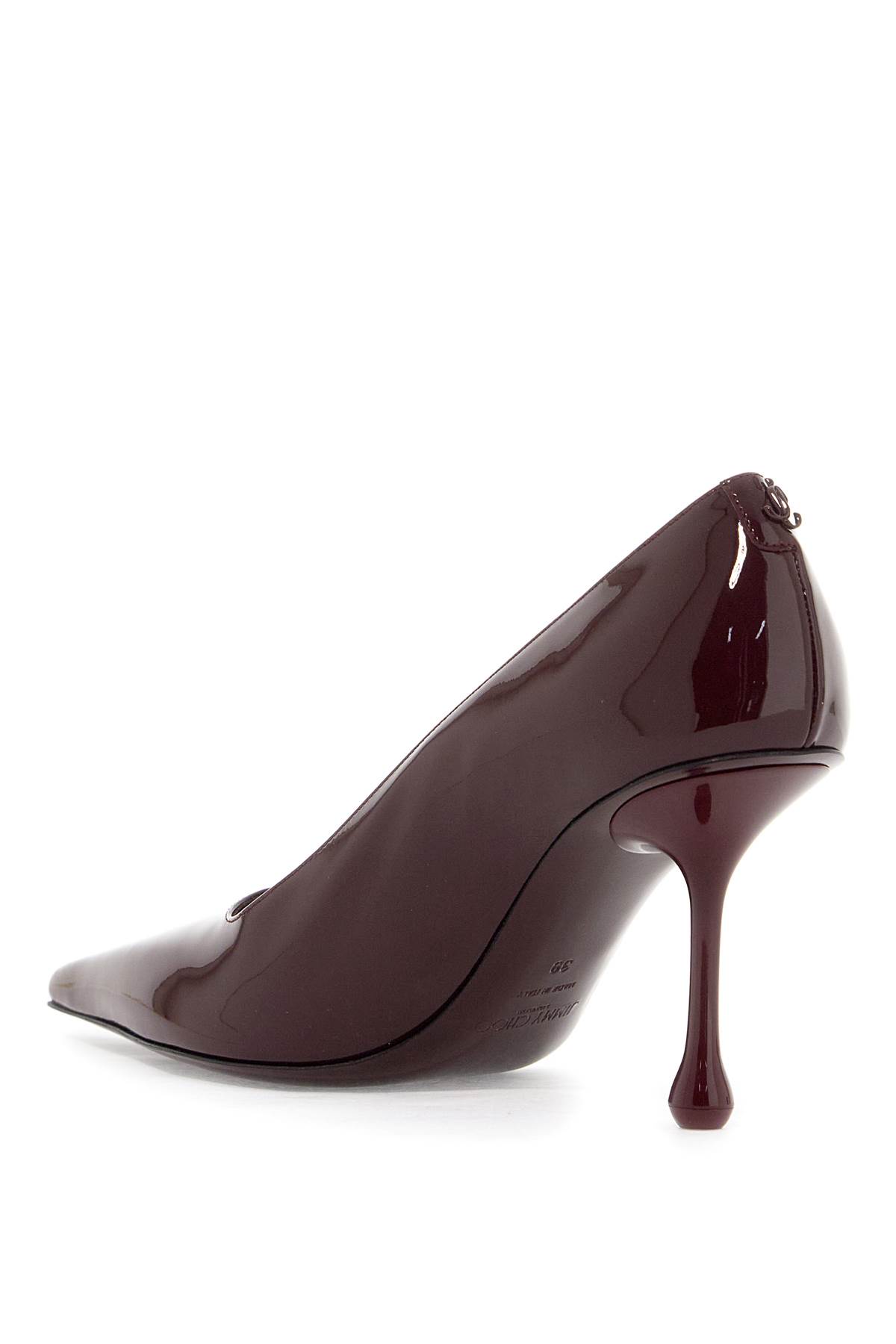 Shop Jimmy Choo Ixia 95 Dã© In Garnet (purple)