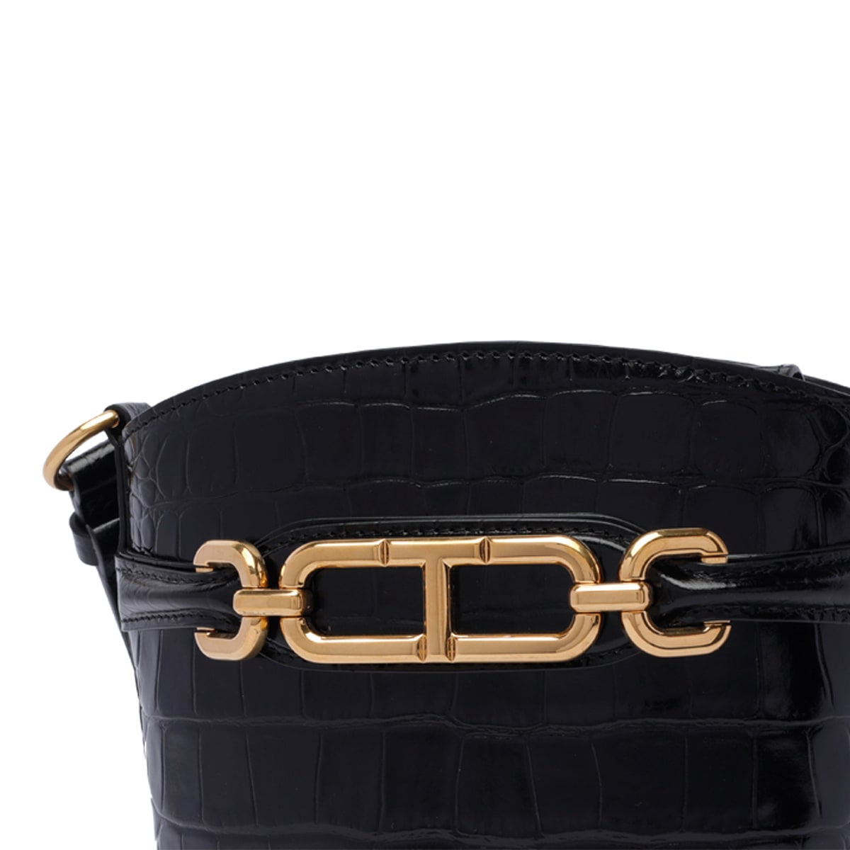 Shop Tom Ford Whitney Bucket Bag In Black