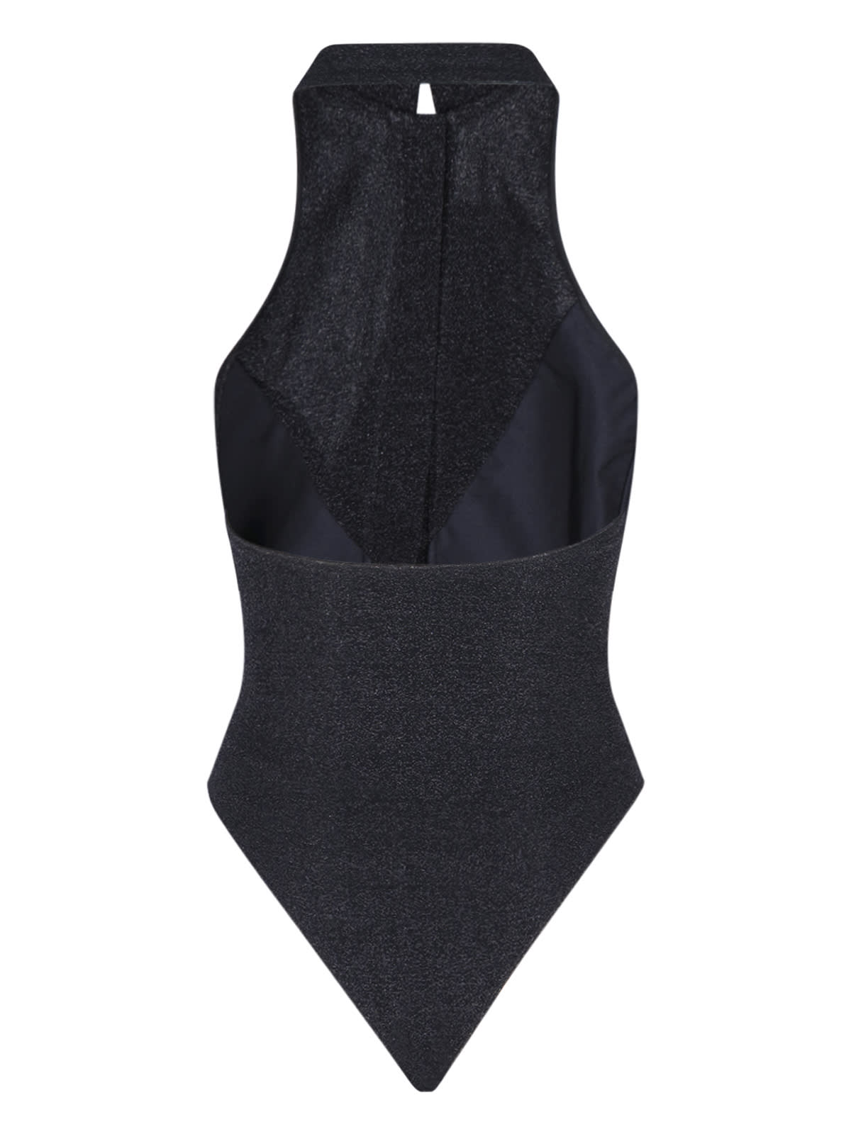 Shop Oseree One-piece Swimsuit Lumière Smoking In Black