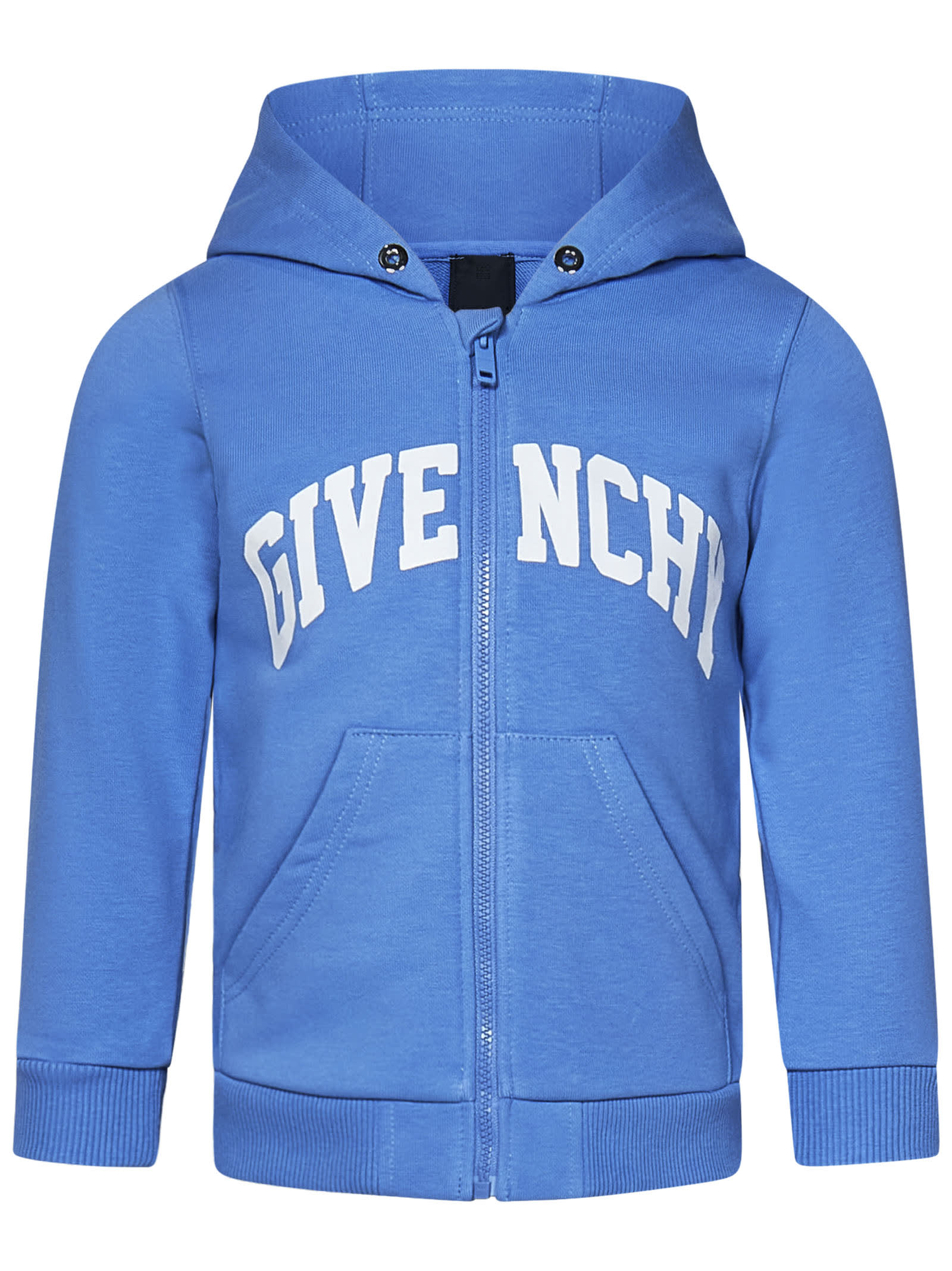 Shop Givenchy Sweatshirt In Light Blue