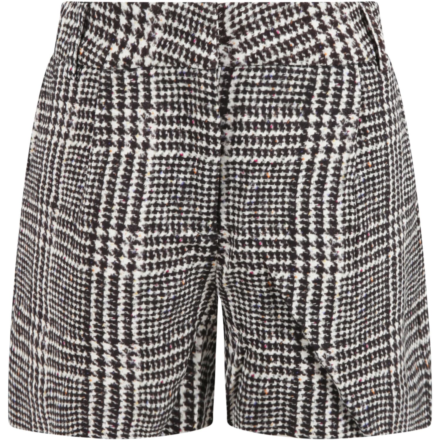 Ermanno Scervino Junior Multicolor Shorts For Girl With Logo Patch