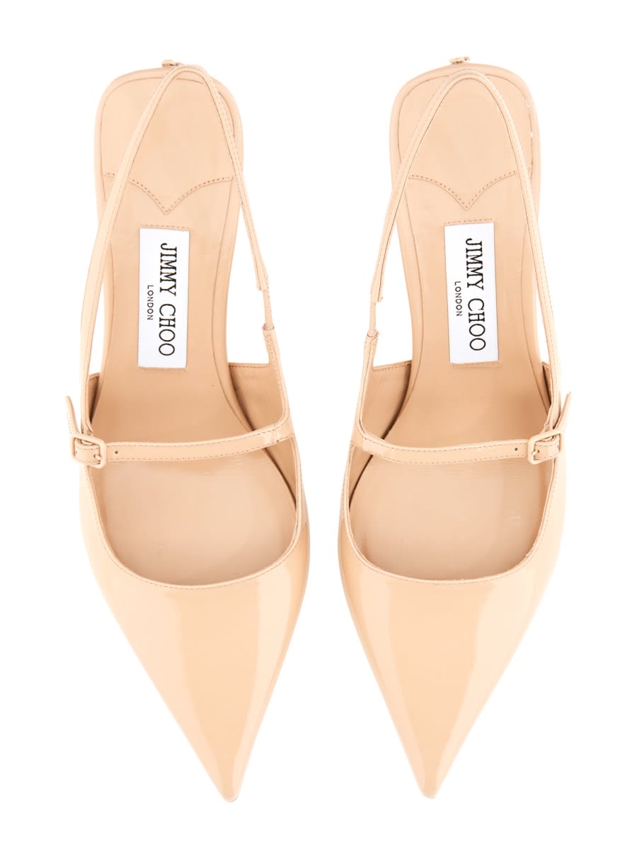 Shop Jimmy Choo Décolleté Didi 45 In Nude