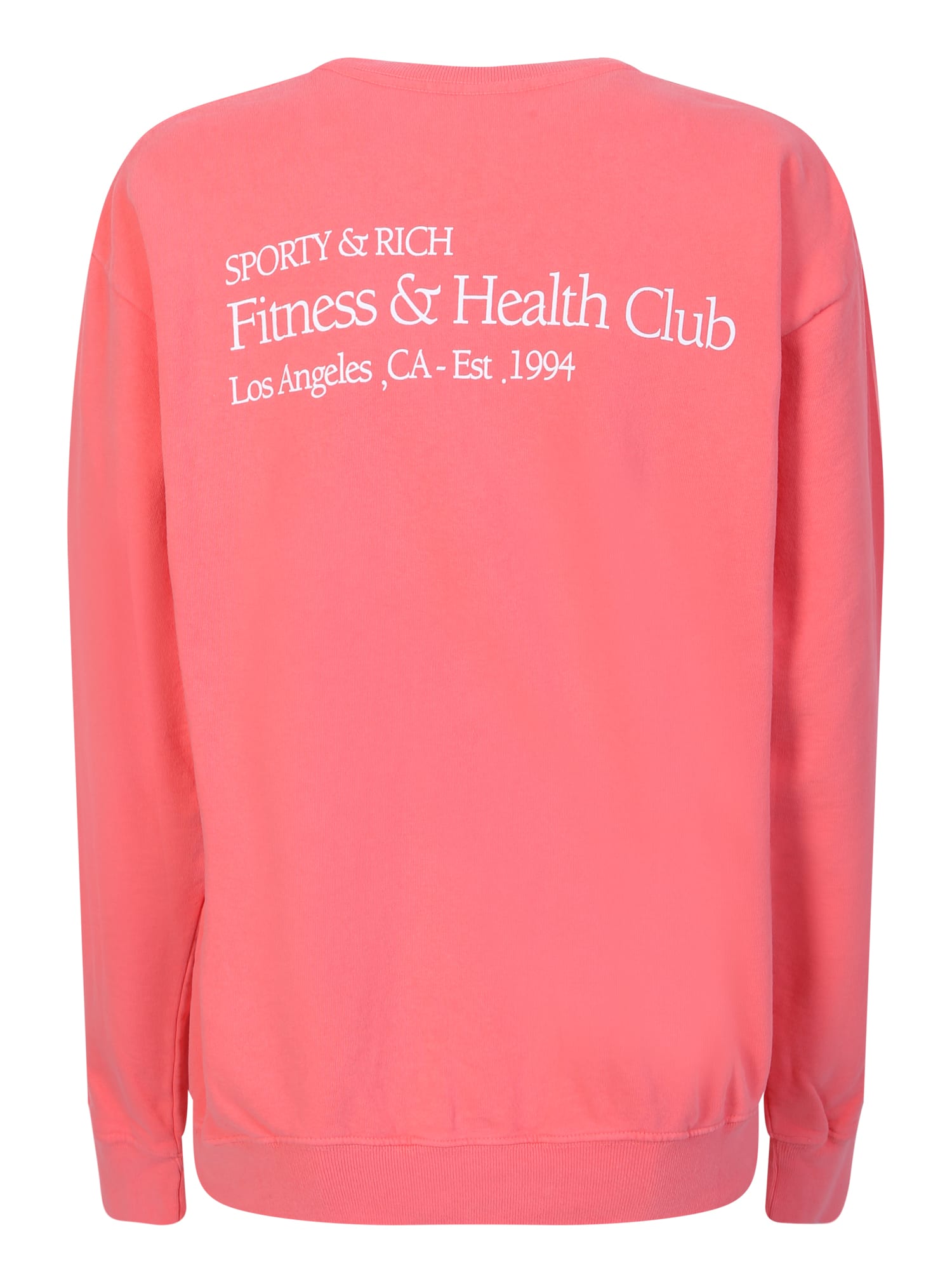 Shop Sporty & Rich Fitness & Health Club Roundneck Pink Sweatshirt