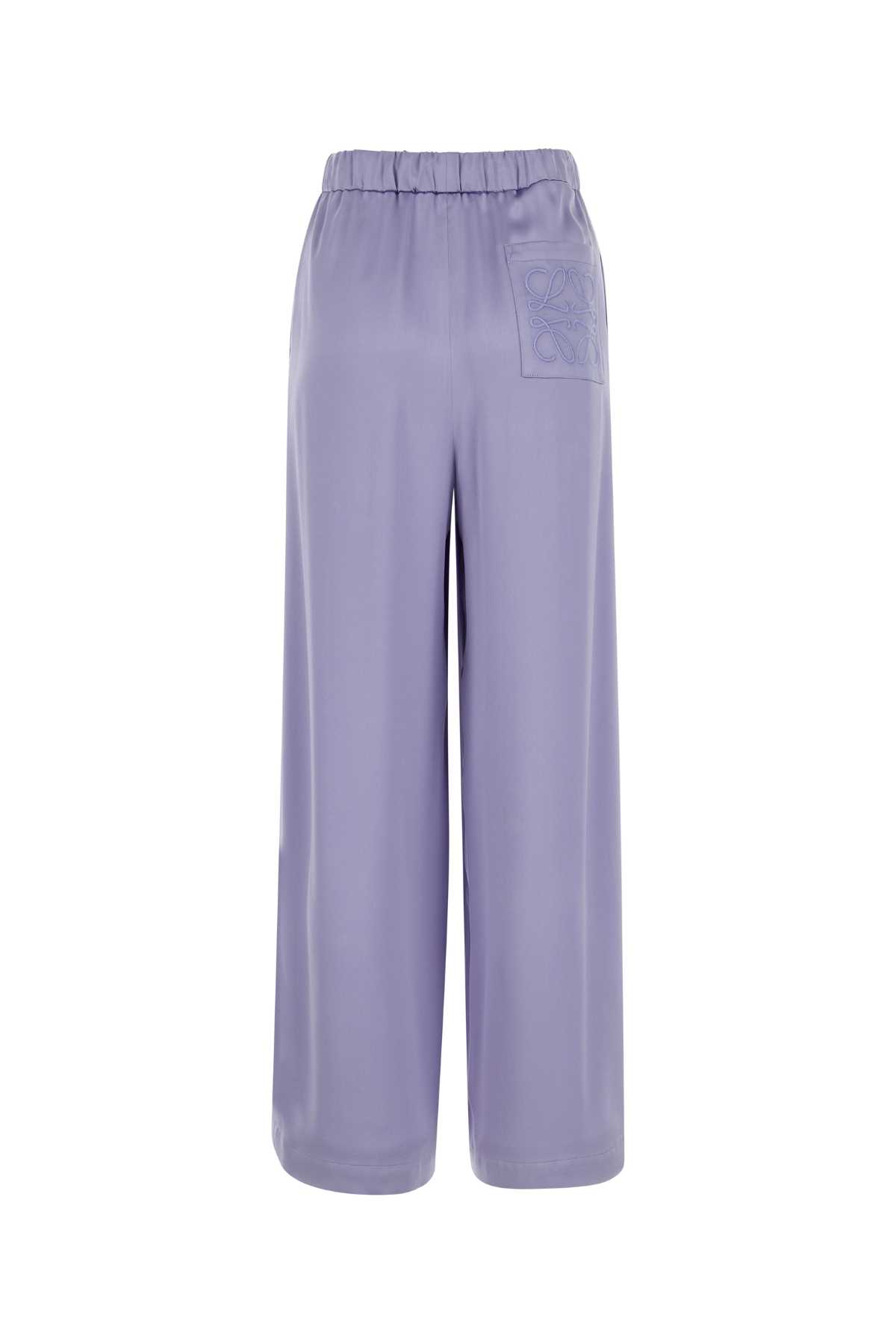 Loewe Lilac Satin Pyjama Trouser