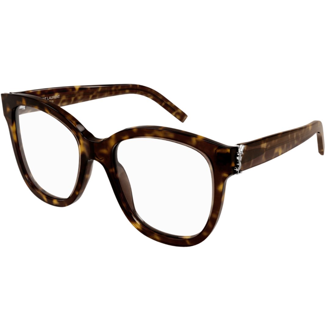 Saint Laurent Sl M97004-havana-havana-transparent In Brown