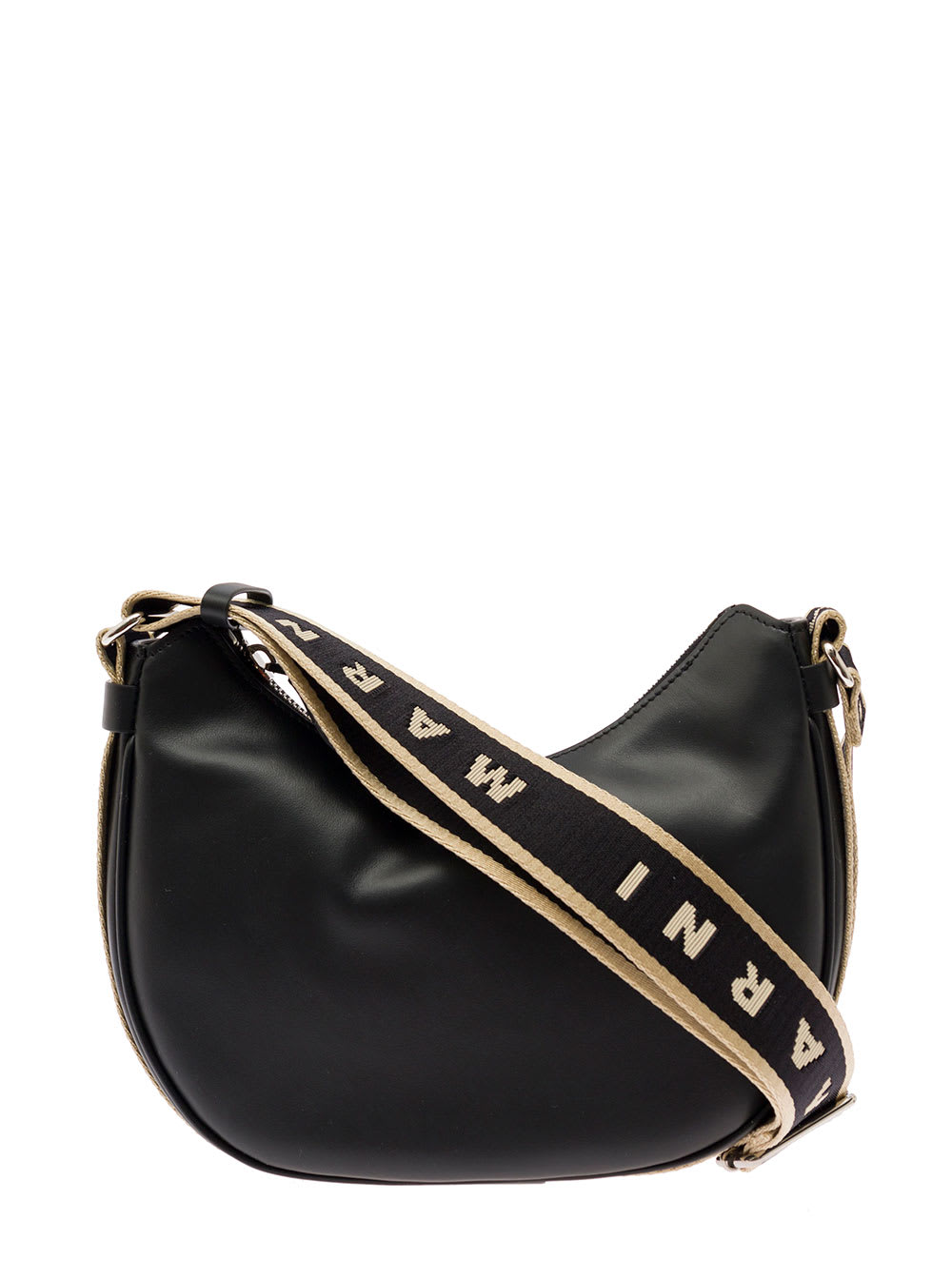 Black Venice patent-leather bag, Marni