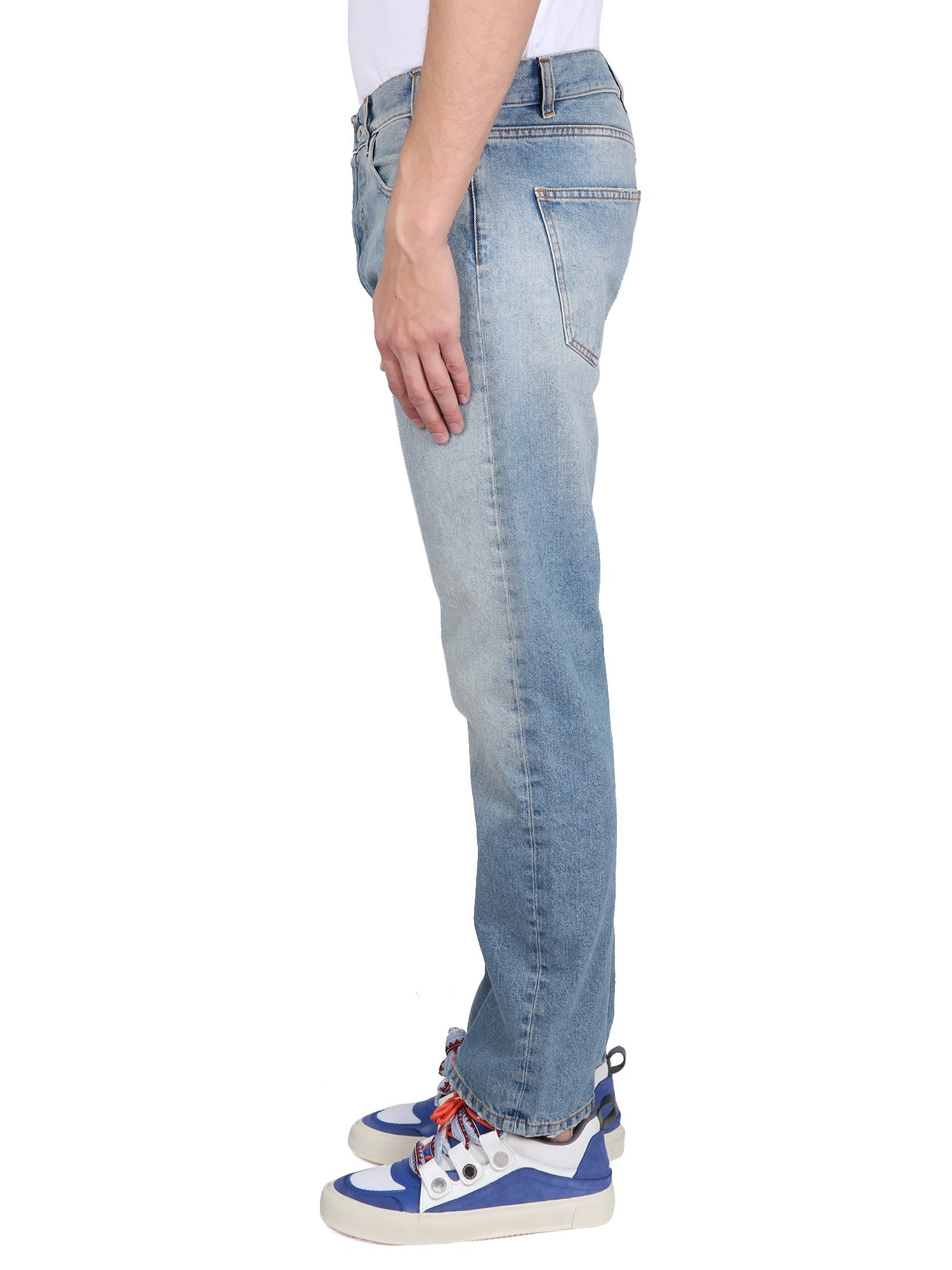 Marcelo Burlon County Of Milan Marcelo Burlon Slim Fit Jeans In Blu